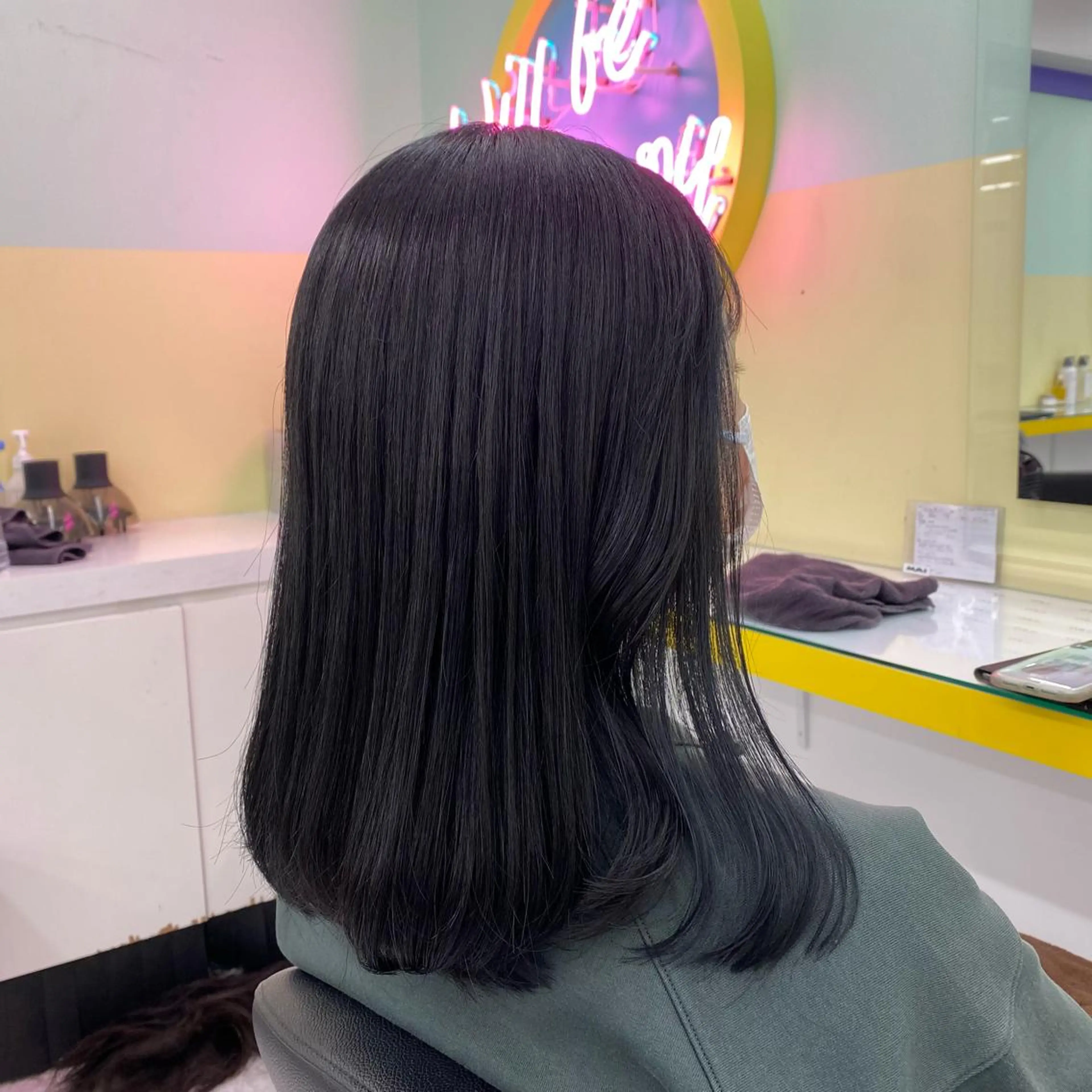 セミロング カラー ヘアアレンジ GOTODAY shair salon 横浜mare店所属・透明感抜群カラー mai🍑♡のヘアスタイル