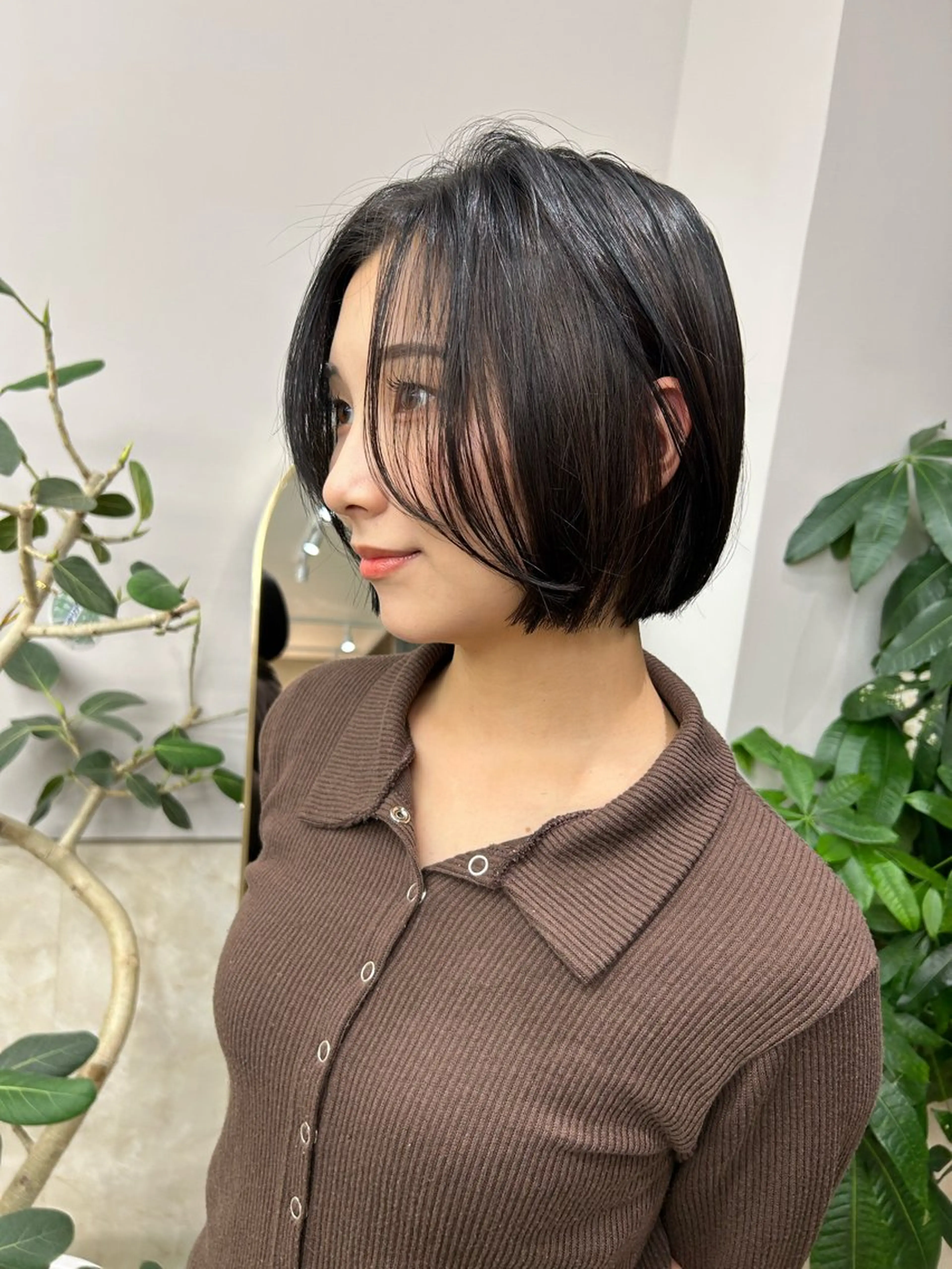 ミディアム ボブ 韓国風ヘア カット 松本 雄嗣のヘアスタイル