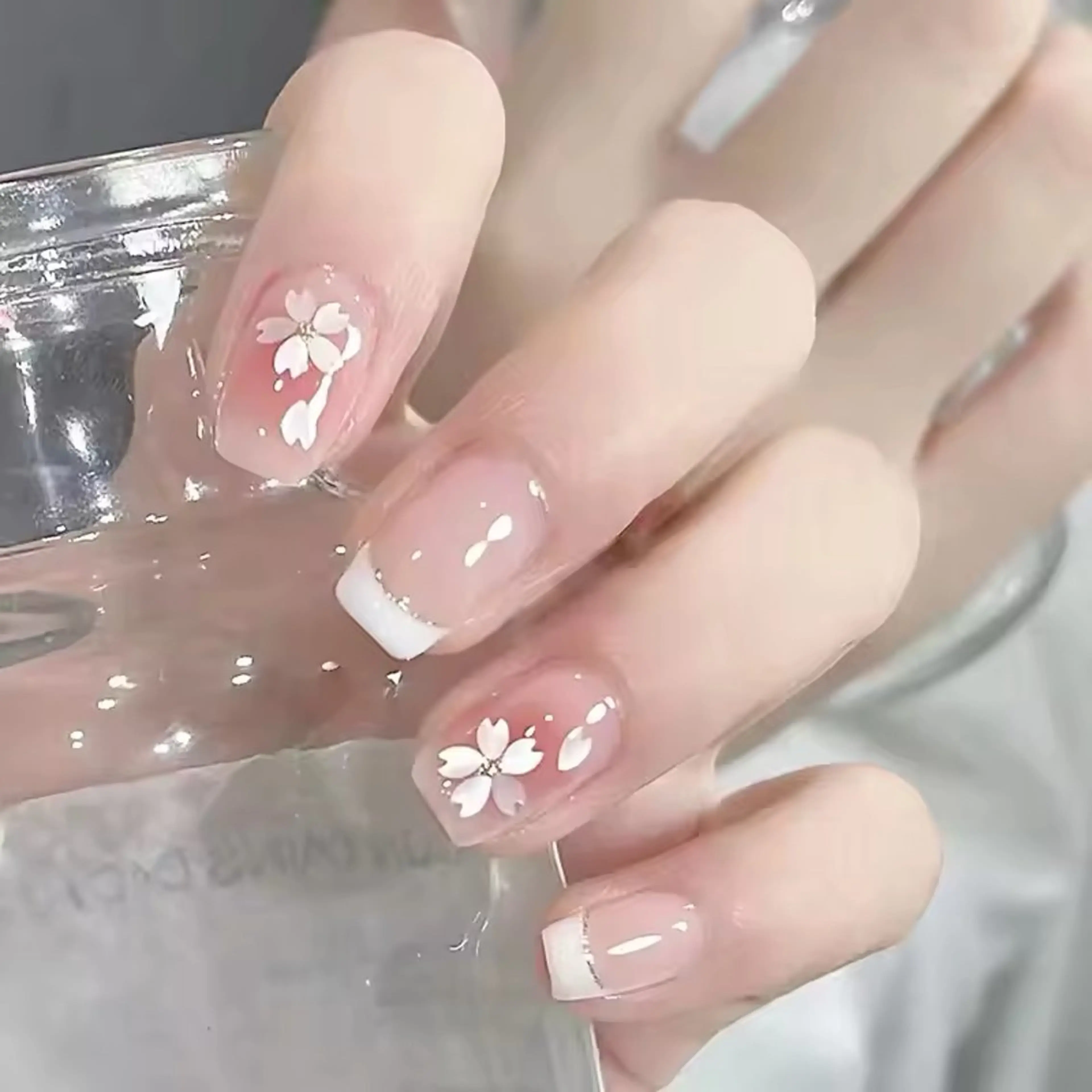 ネイル チークネイル フットネイル フレンチネイル グラデーション 韓国ネイル Yuki nail staffのネイルデザイン