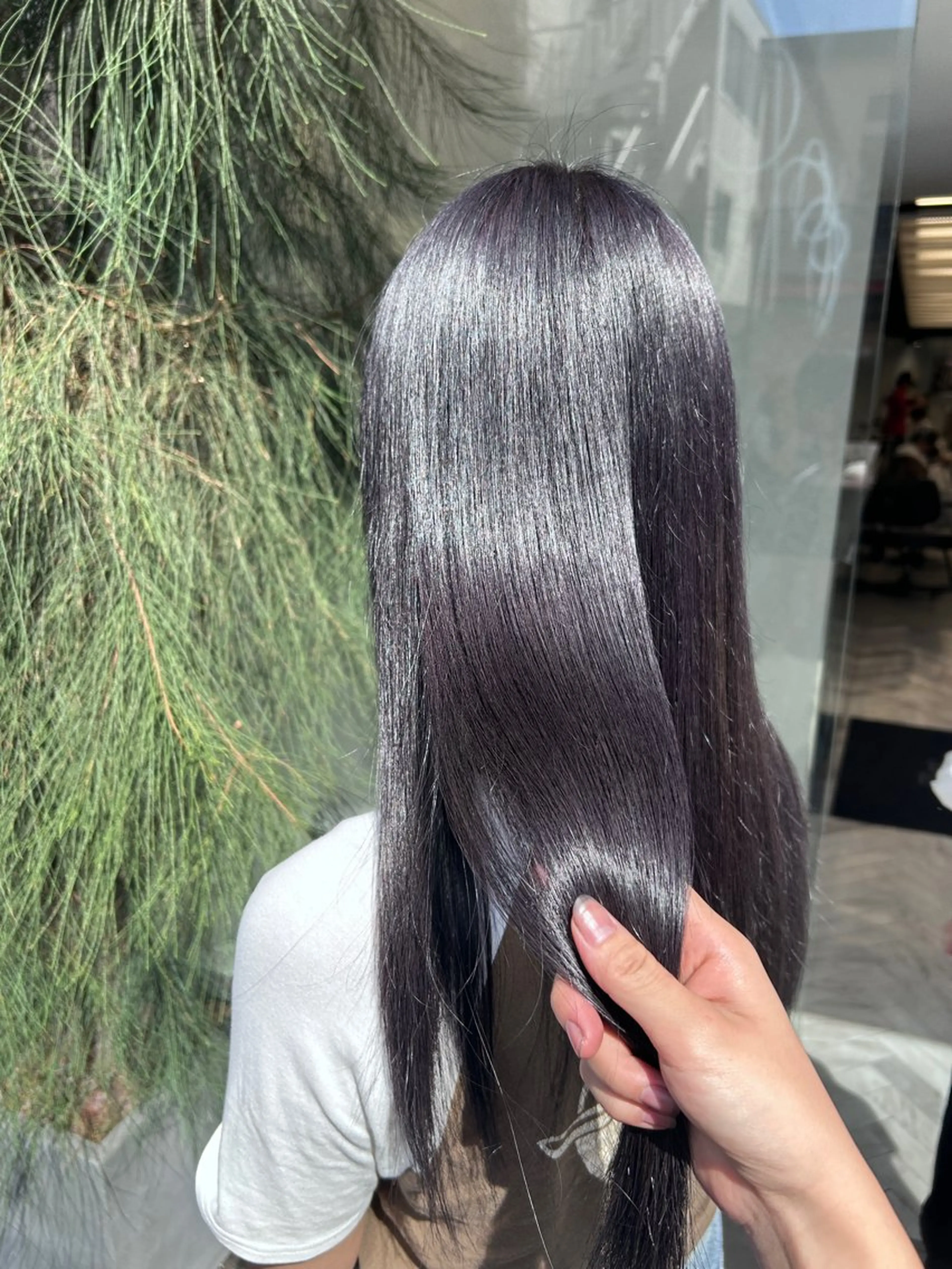 セミロング カラー ヘアカラー トリートメント 冬っぽカラー/ マツエク/ゆきなのマツエク・マツパデザイン