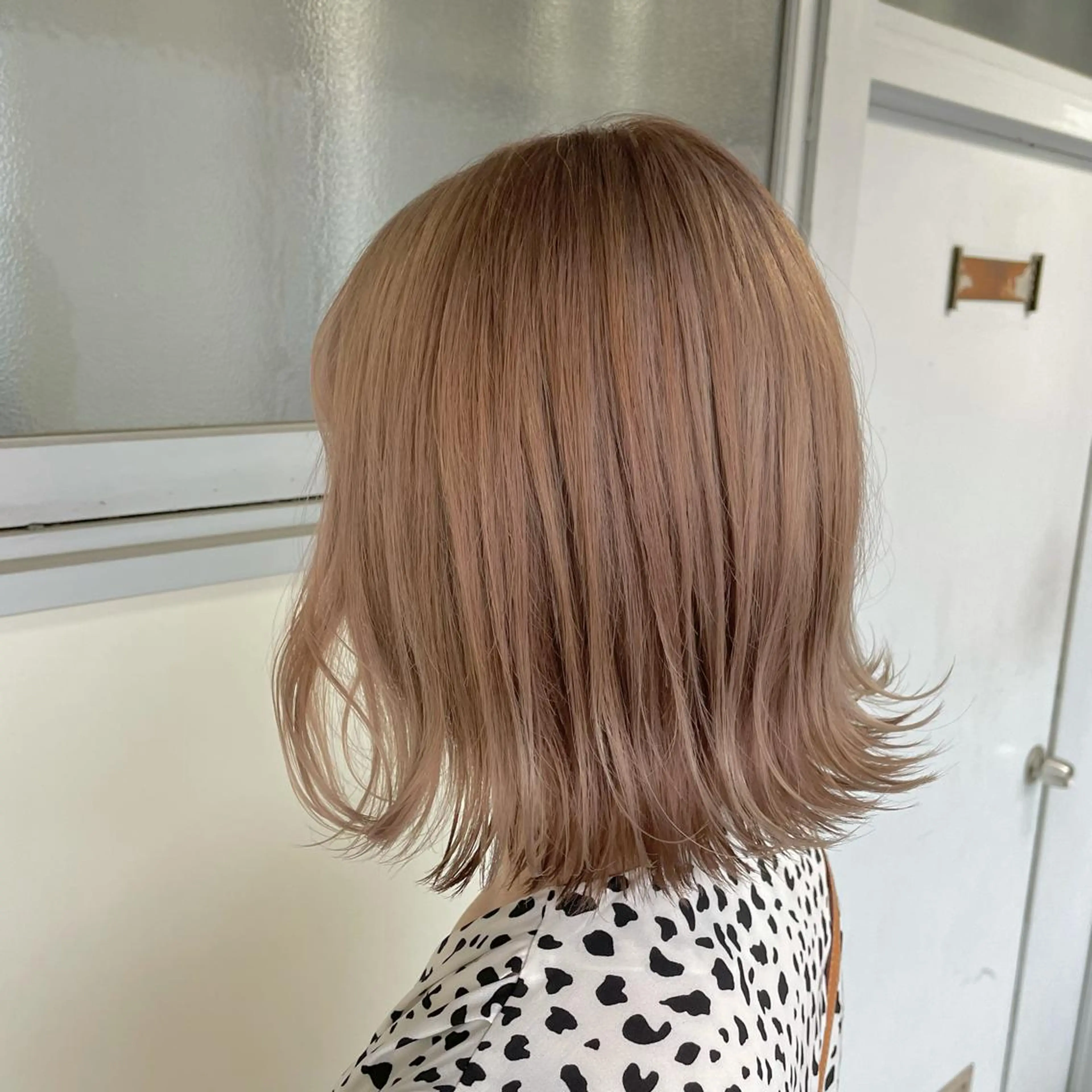 ミディアム カラー ヘアアレンジ ヘアカラー トリートメント maoブリーチ無し 似合わせカラーのヘアスタイル