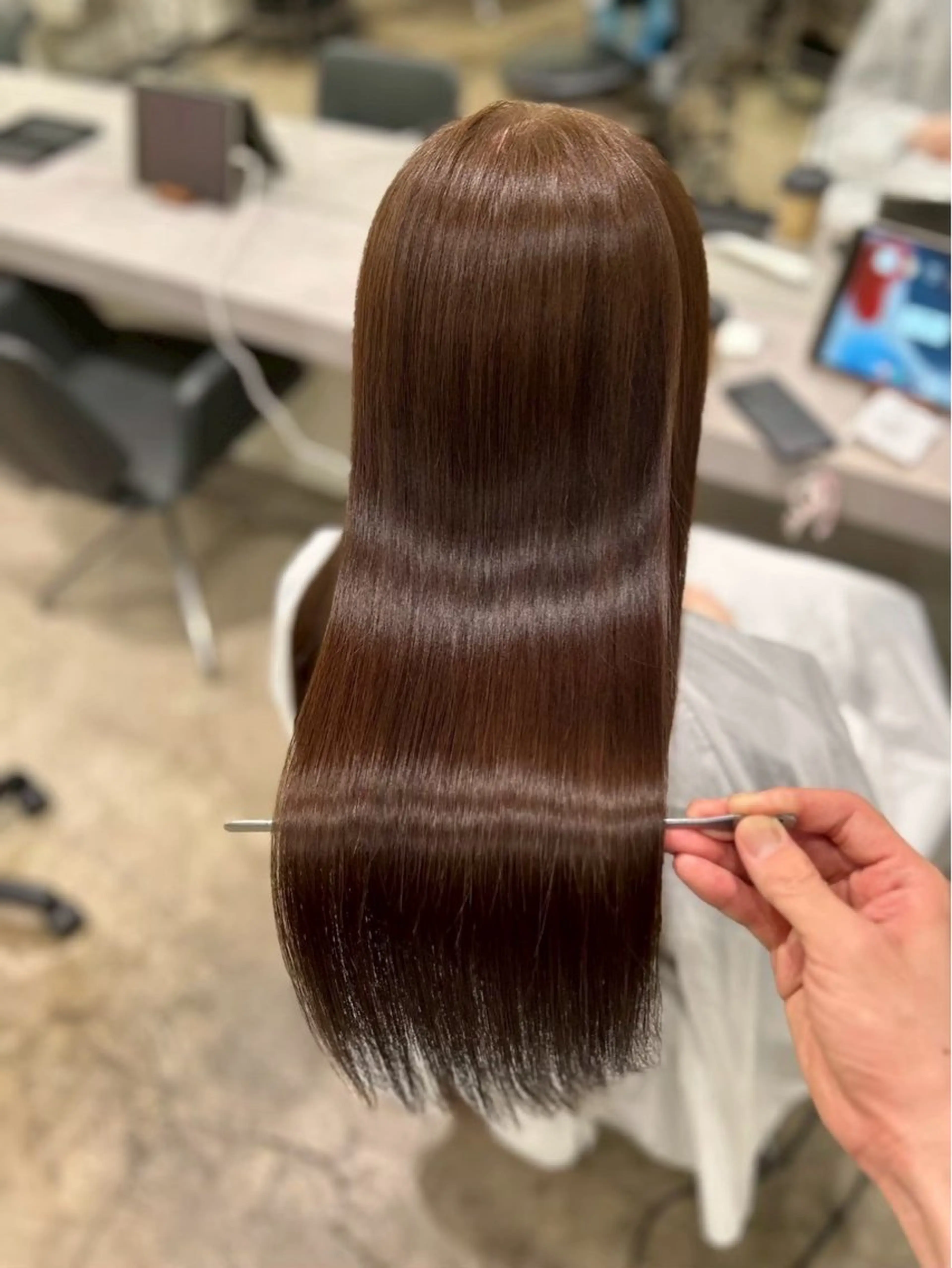 ロング 縮毛矯正 佐藤優晟/カラー特化 /渋谷/表参道のヘアスタイル