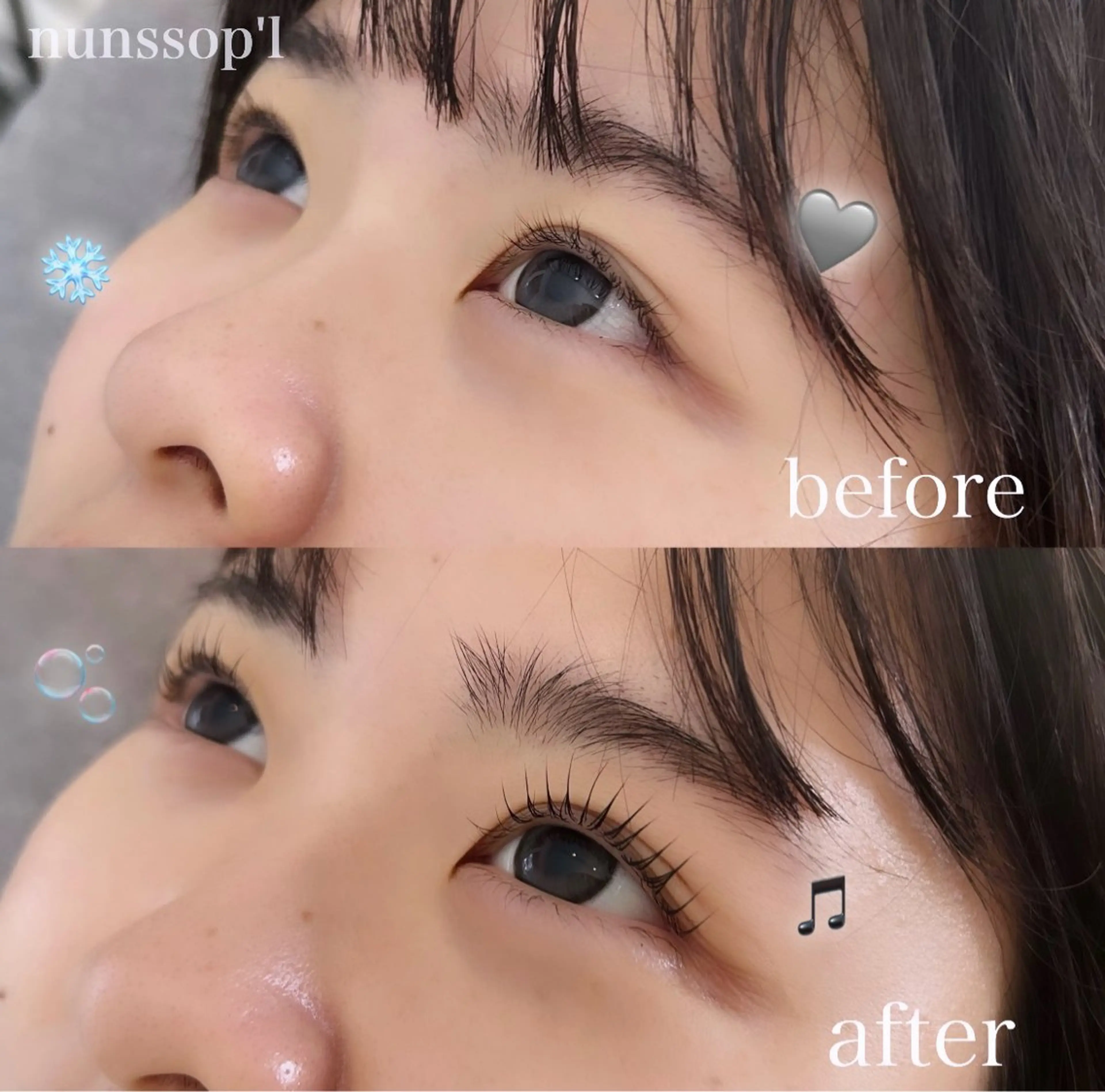 マツエク・マツパ nunssop'l所属・nunssop'l カノ🩶のマツエク・マツパデザイン