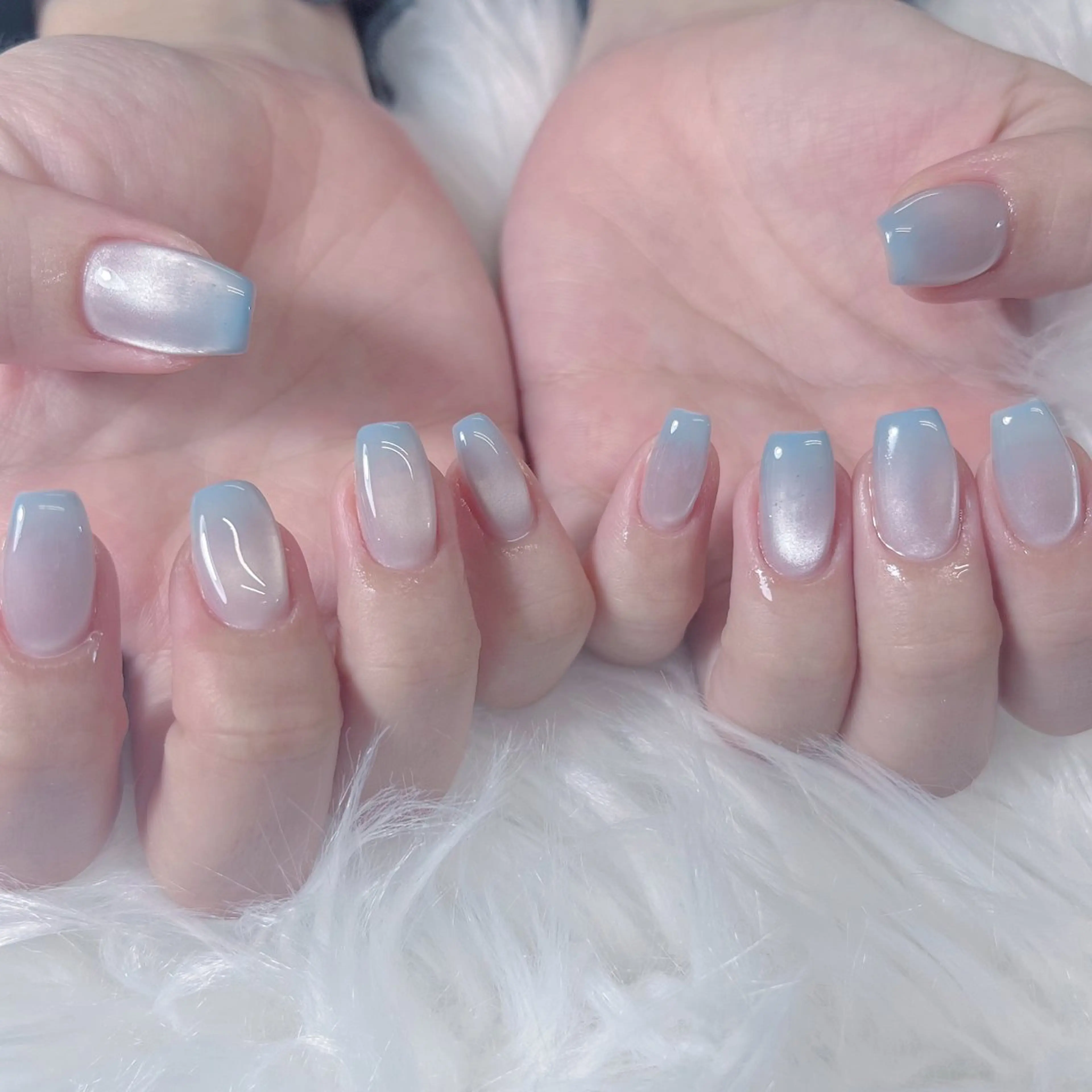 ネイル マグネットネイル ハンドネイル Maya 🧊🫧‪のネイルデザイン