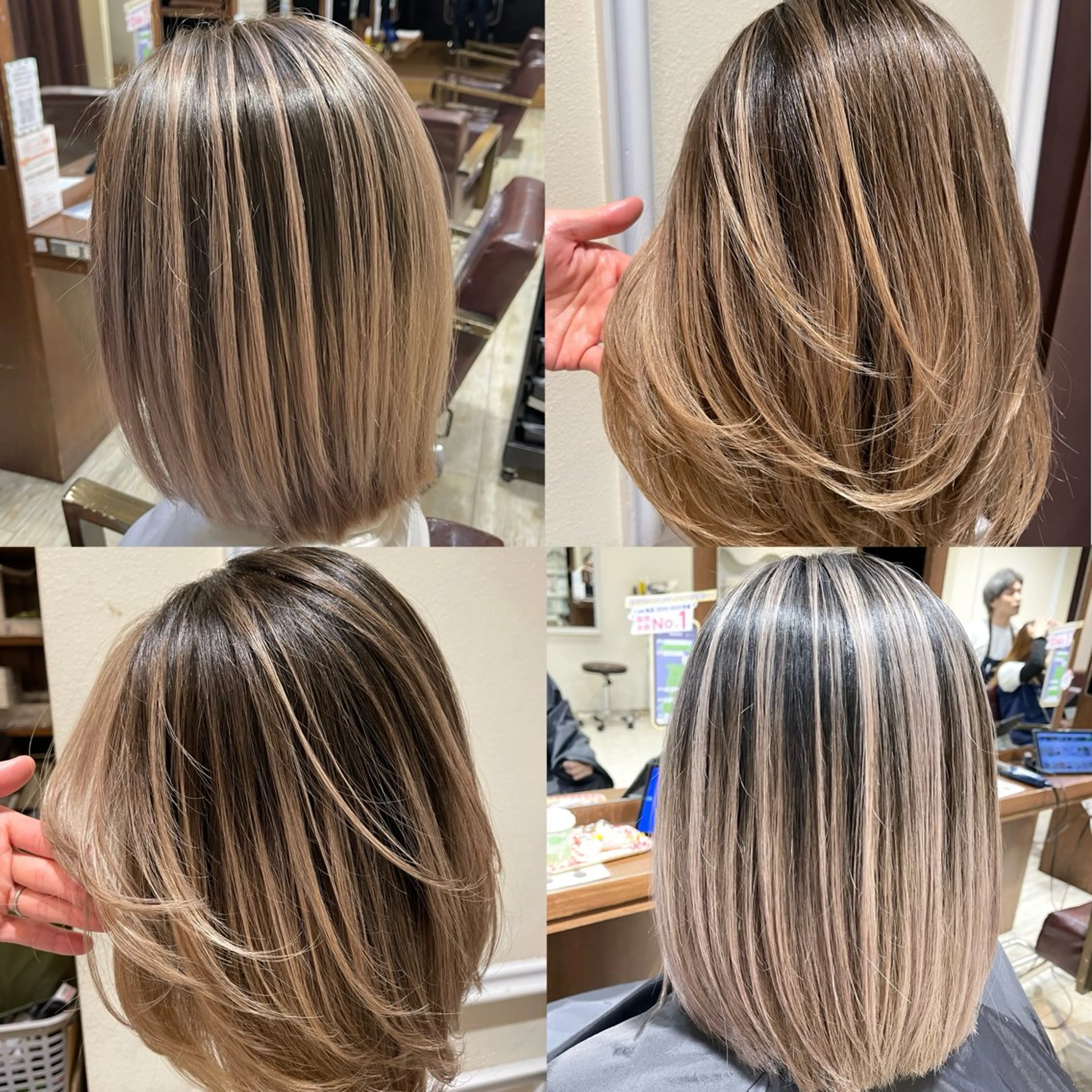 ミディアム カラー カット ヘアカラー トリートメント Che'ri所属・海外レイヤー/ レイヤーカット/和田のヘアスタイル