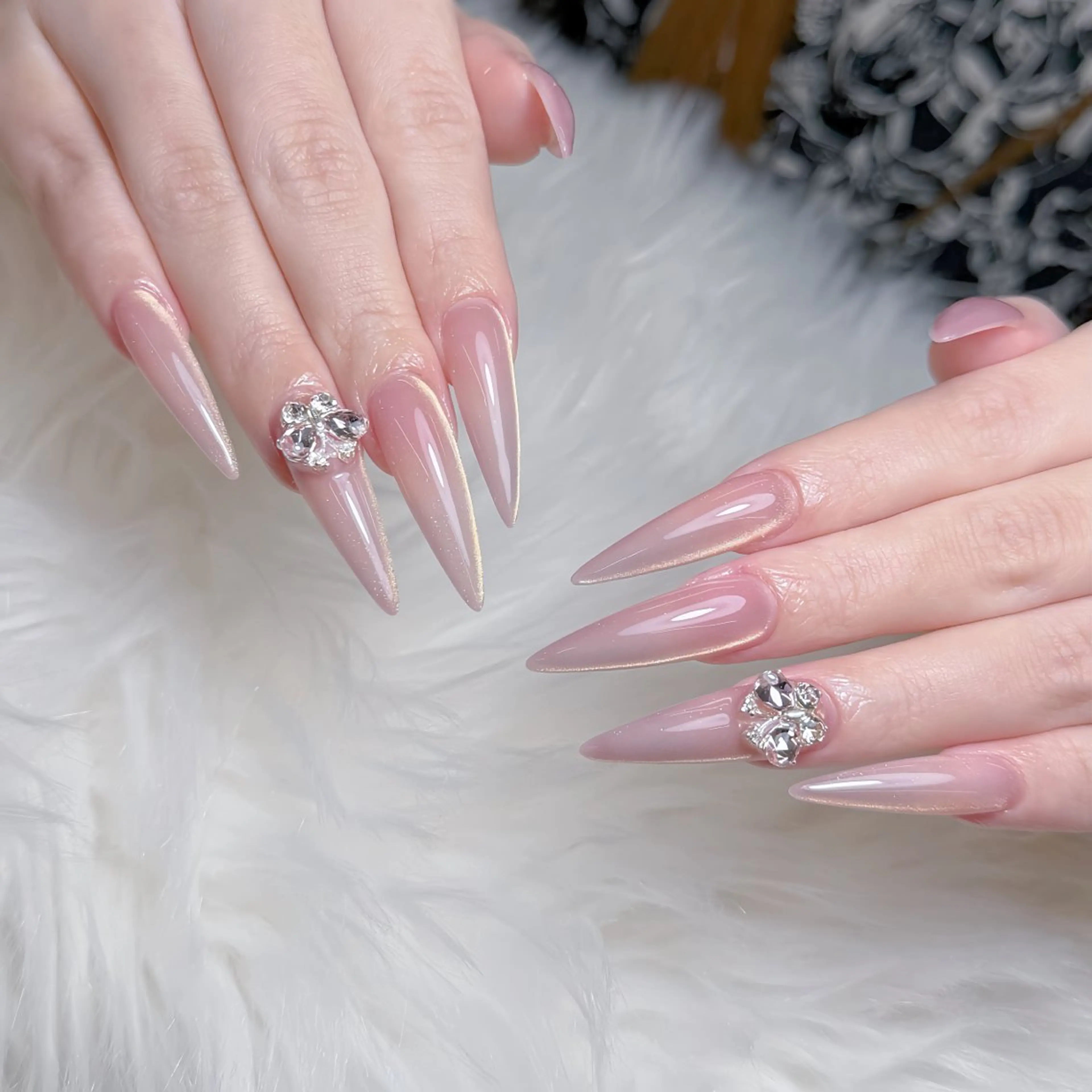 ネイル 韓国ネイル 持ち込み ニュアンスネイル ワンホンネイル ハンドネイル Mio Nailのネイルデザイン