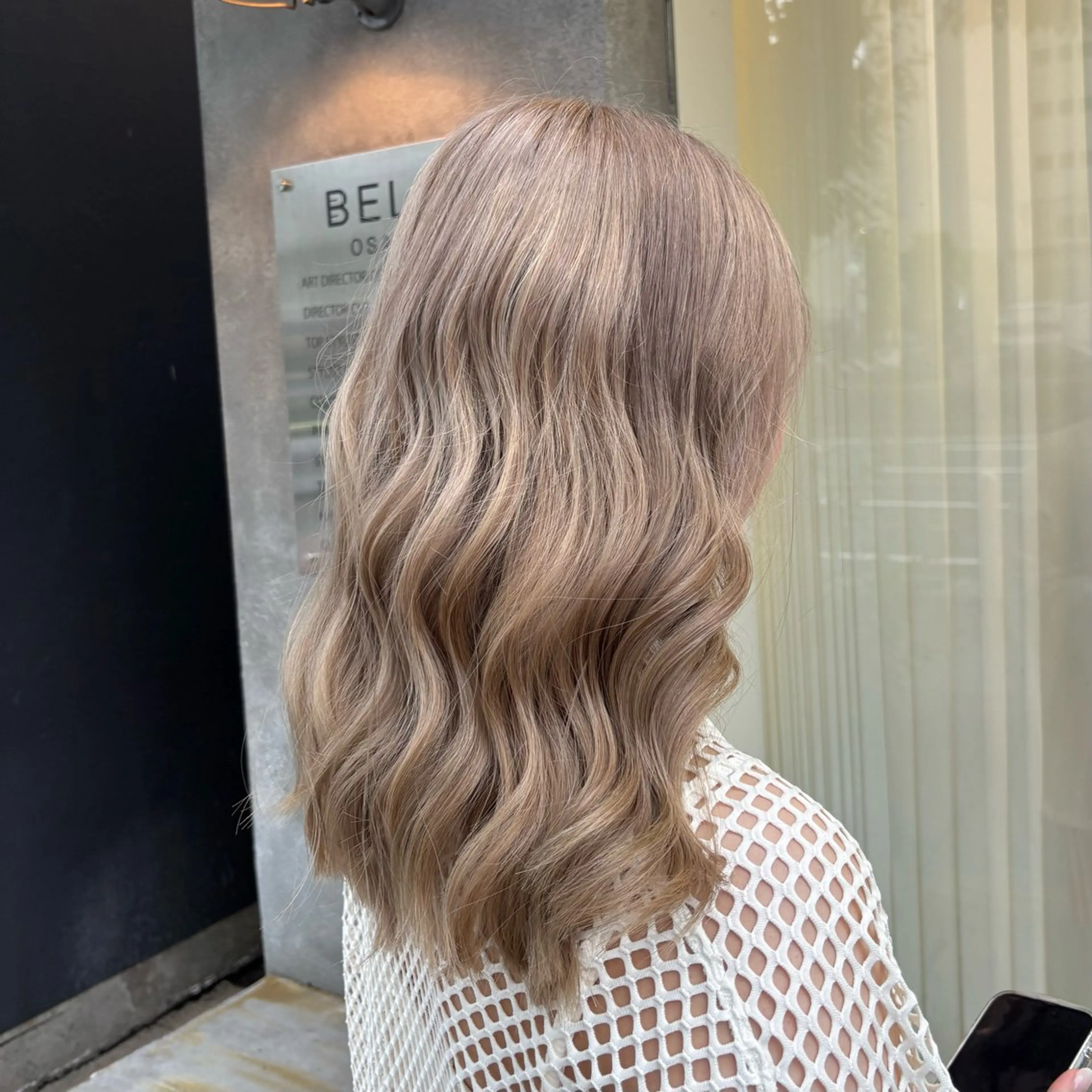 ミディアム カラー ヘアカラー BELO OSAKA マオのヘアスタイル