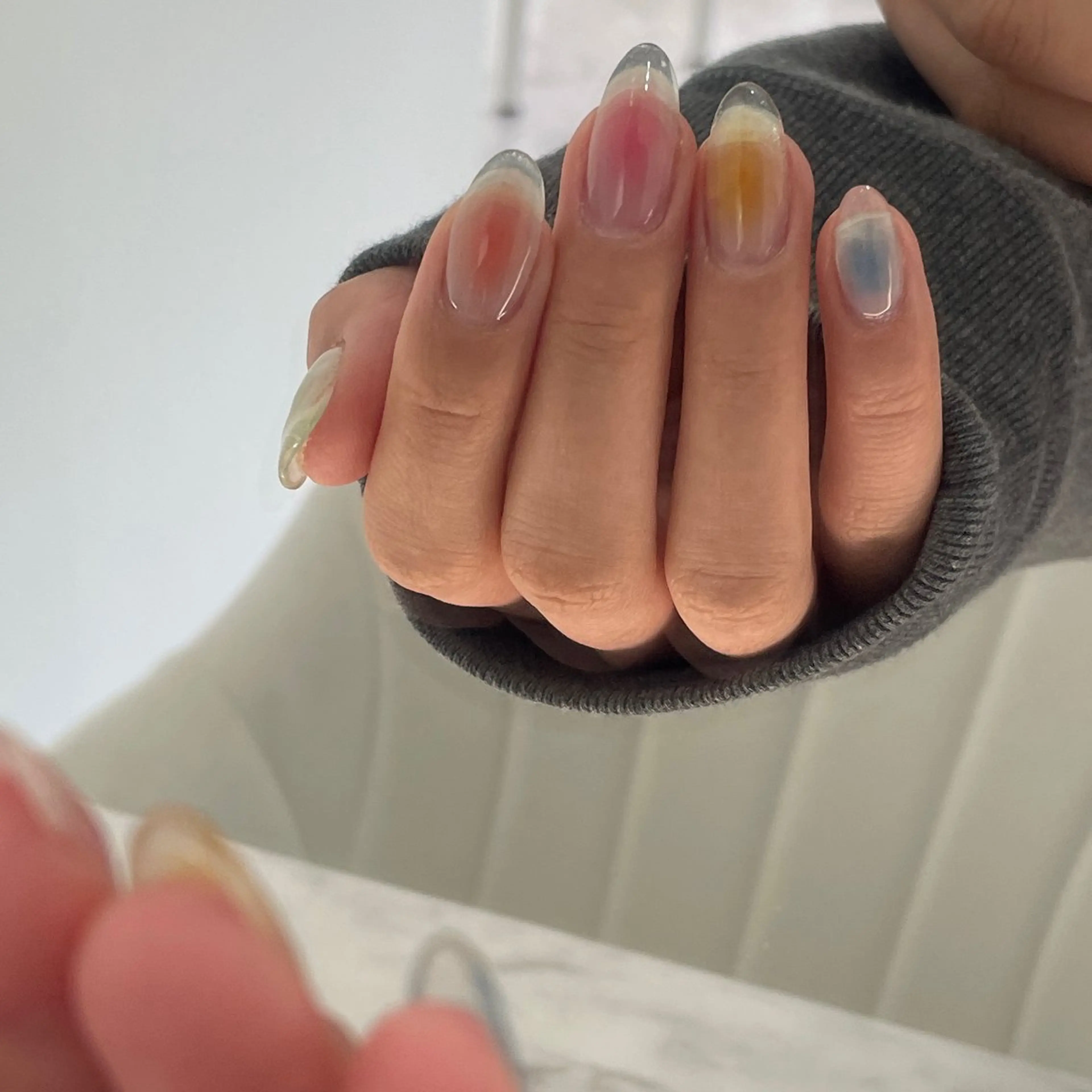 ネイル チークネイル マグネットネイル フットネイル HENECY🎀 Rinのネイルデザイン