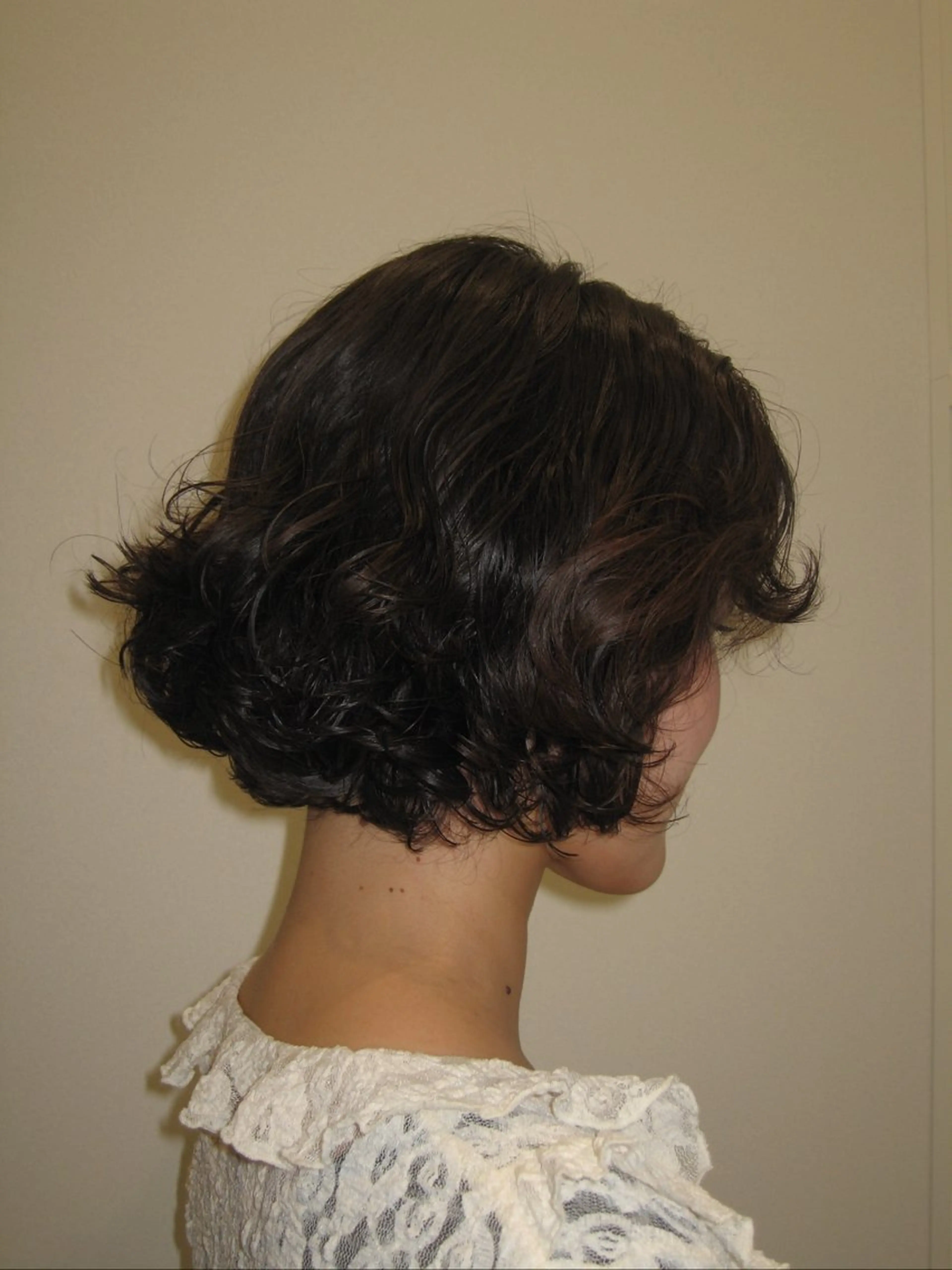 ショート パーマ ボブ ヘアサロン ソシエ所属・無料カットカラー／ モデル募集💈市川春のヘアスタイル