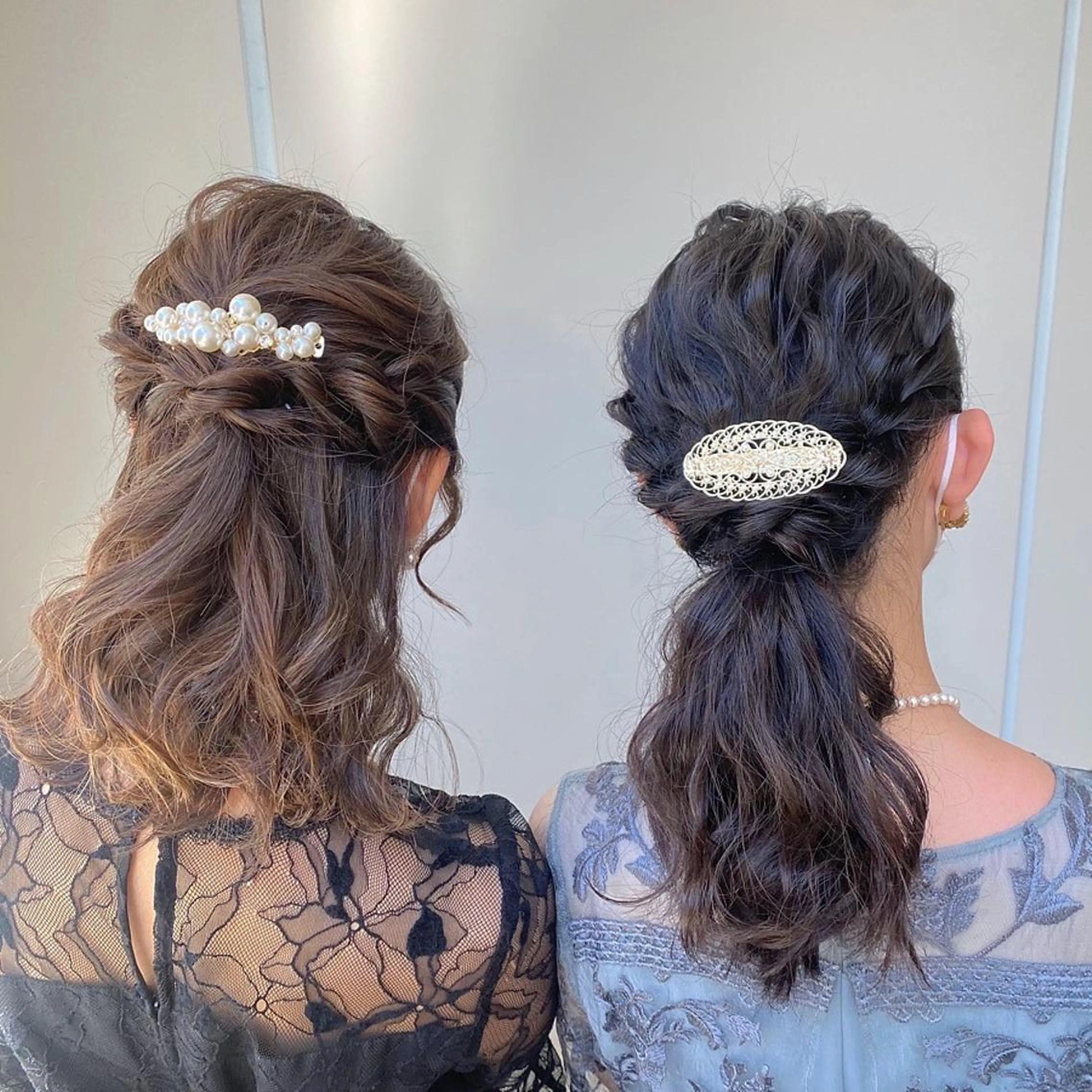 セミロング ヘアセット 羽エクステ/シール エクステ/横浜駅5分のヘアスタイル