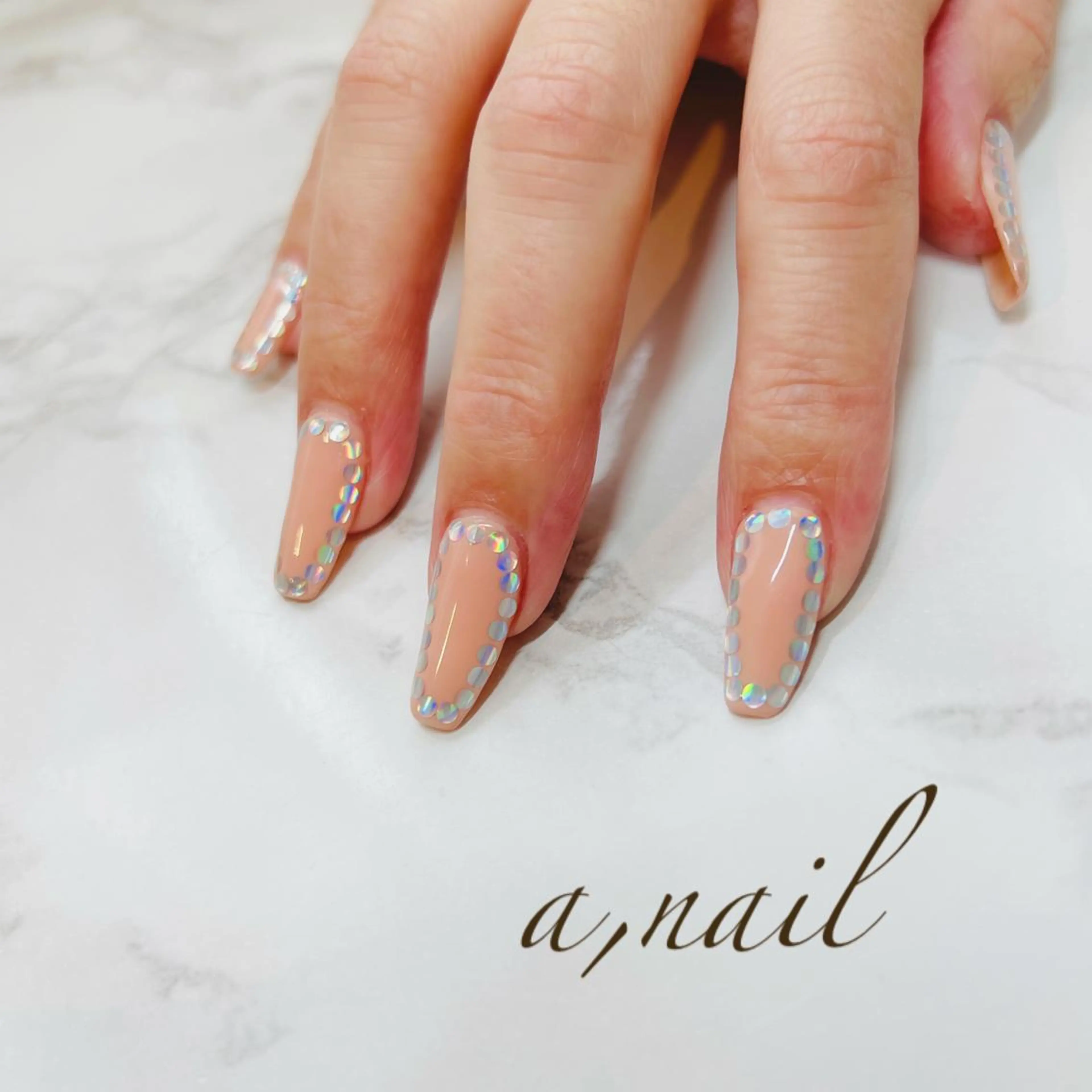ネイル フットネイル ジェルネイル グラデーション ホログラムネイル キラキラネイル ネイルサロン エーネイルのネイルデザイン