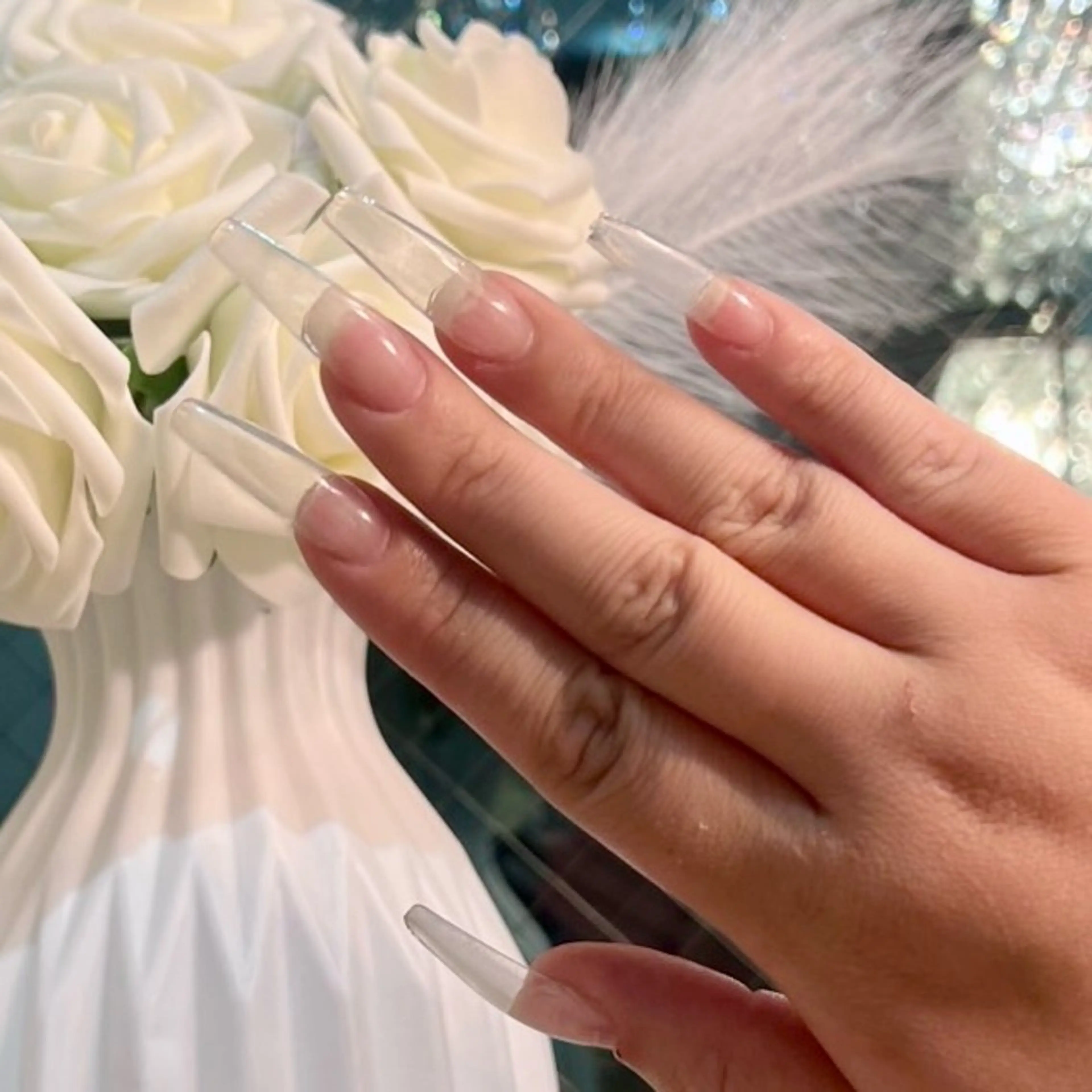 【オフ代別途】ミニモ学割☆長さ出しクリア仕上げの写真