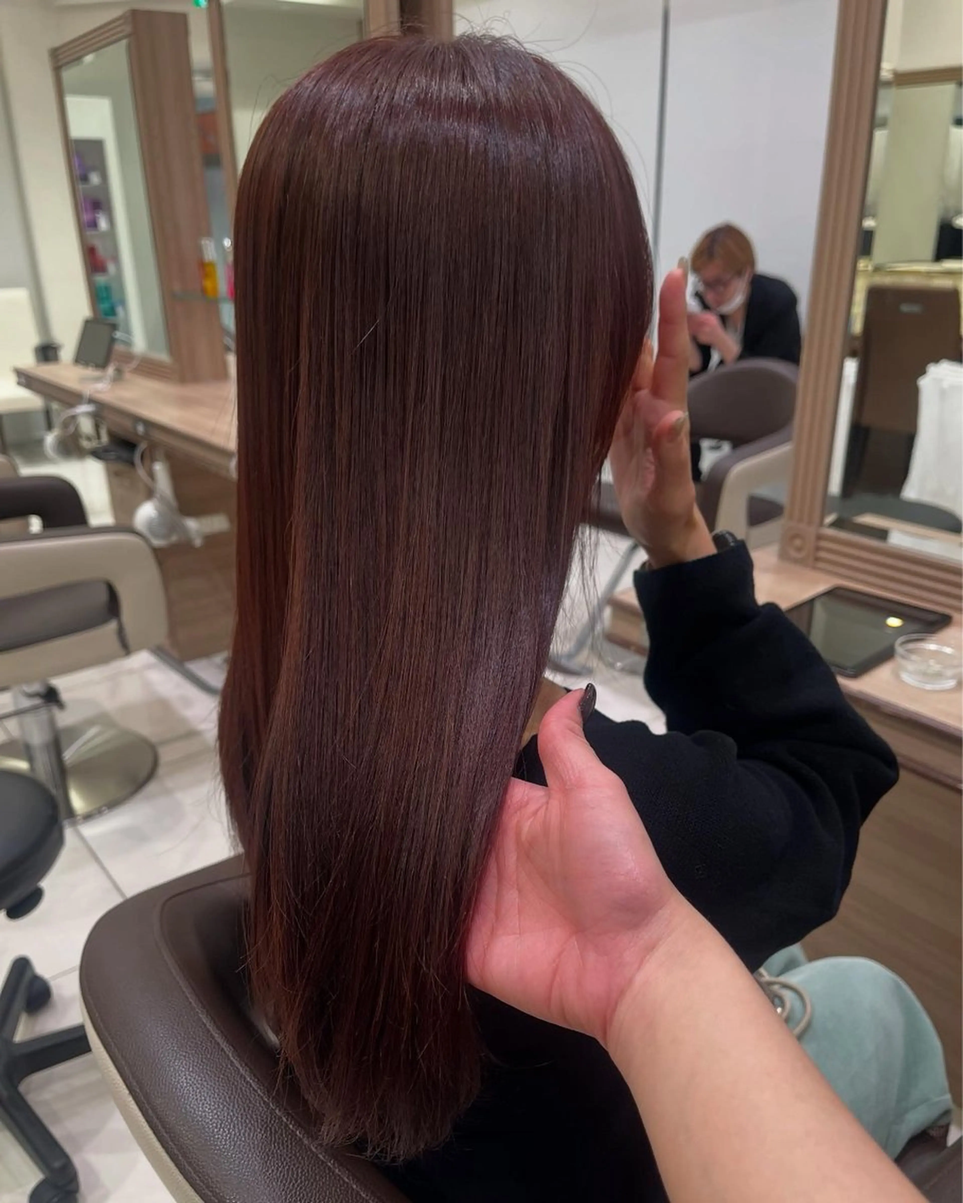 カラー ブラウンカラー ピンクカラー Ash 新小岩 🐈‍⬛中溝有紗🎀のヘアスタイル