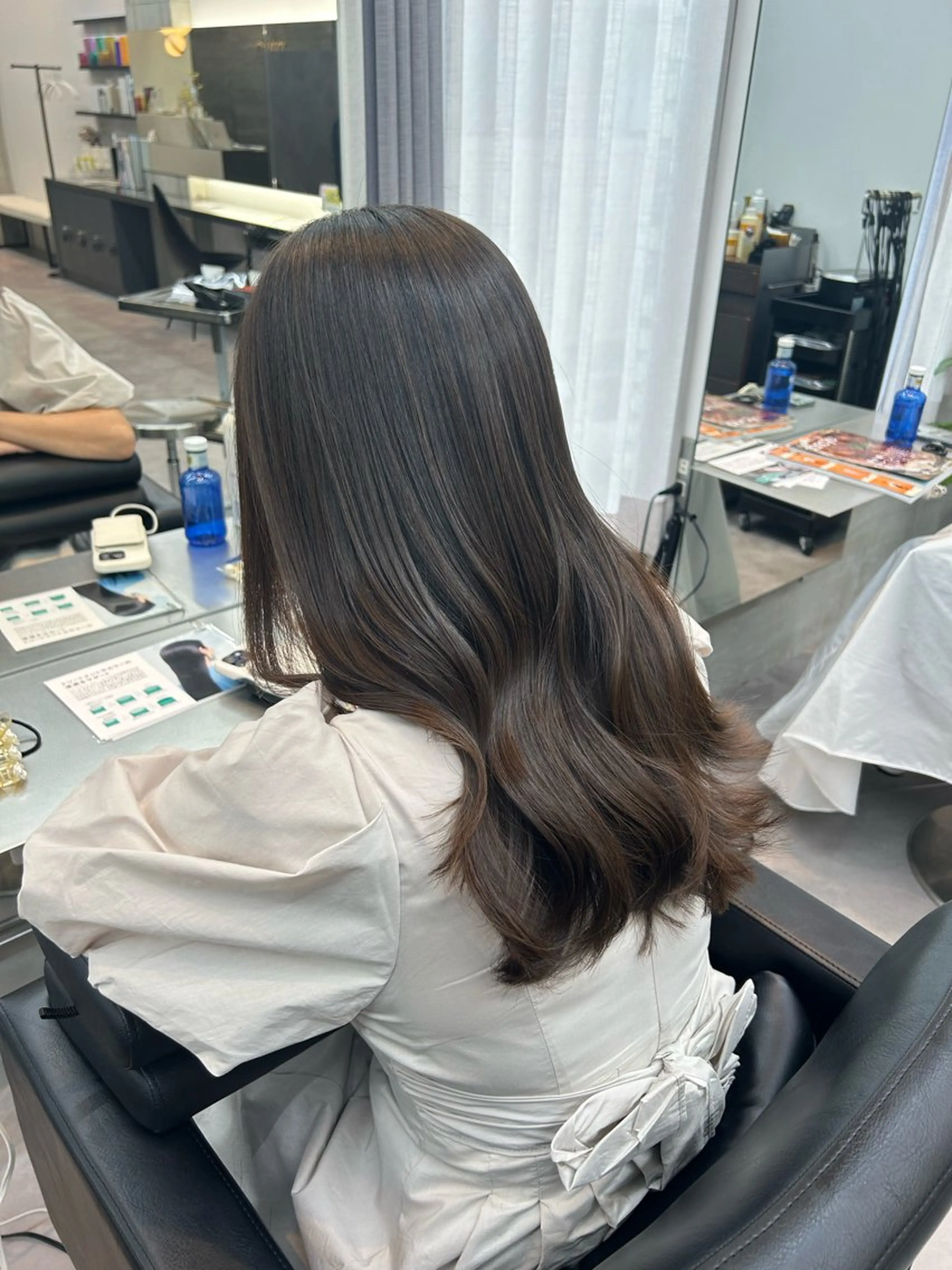 ロング カラー 縮毛矯正の達人呉 大和のヘアスタイル