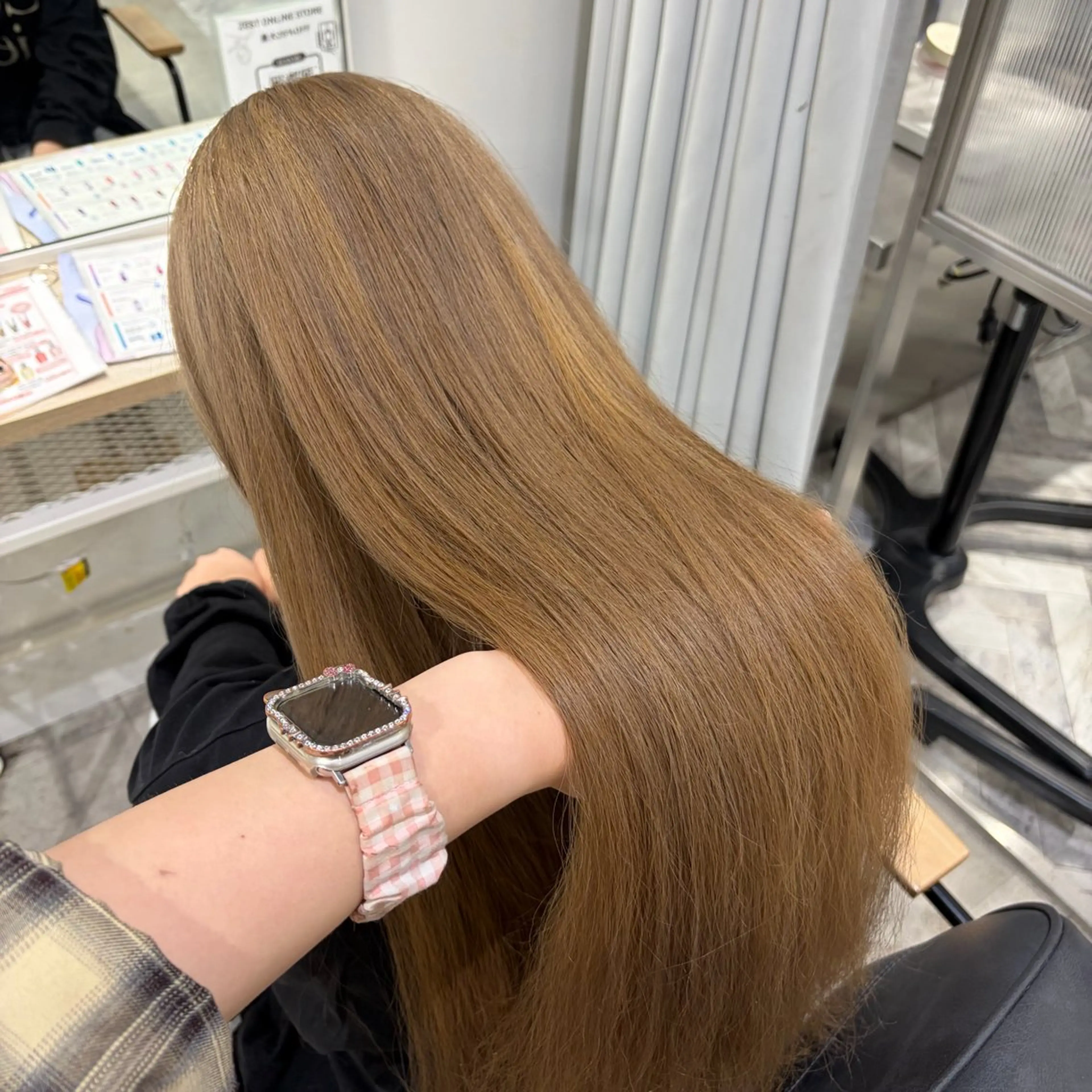 ロング カラー ヘアカラー ななみ.⋆𝜗𝜚 艶カラー/まつパのヘアスタイル