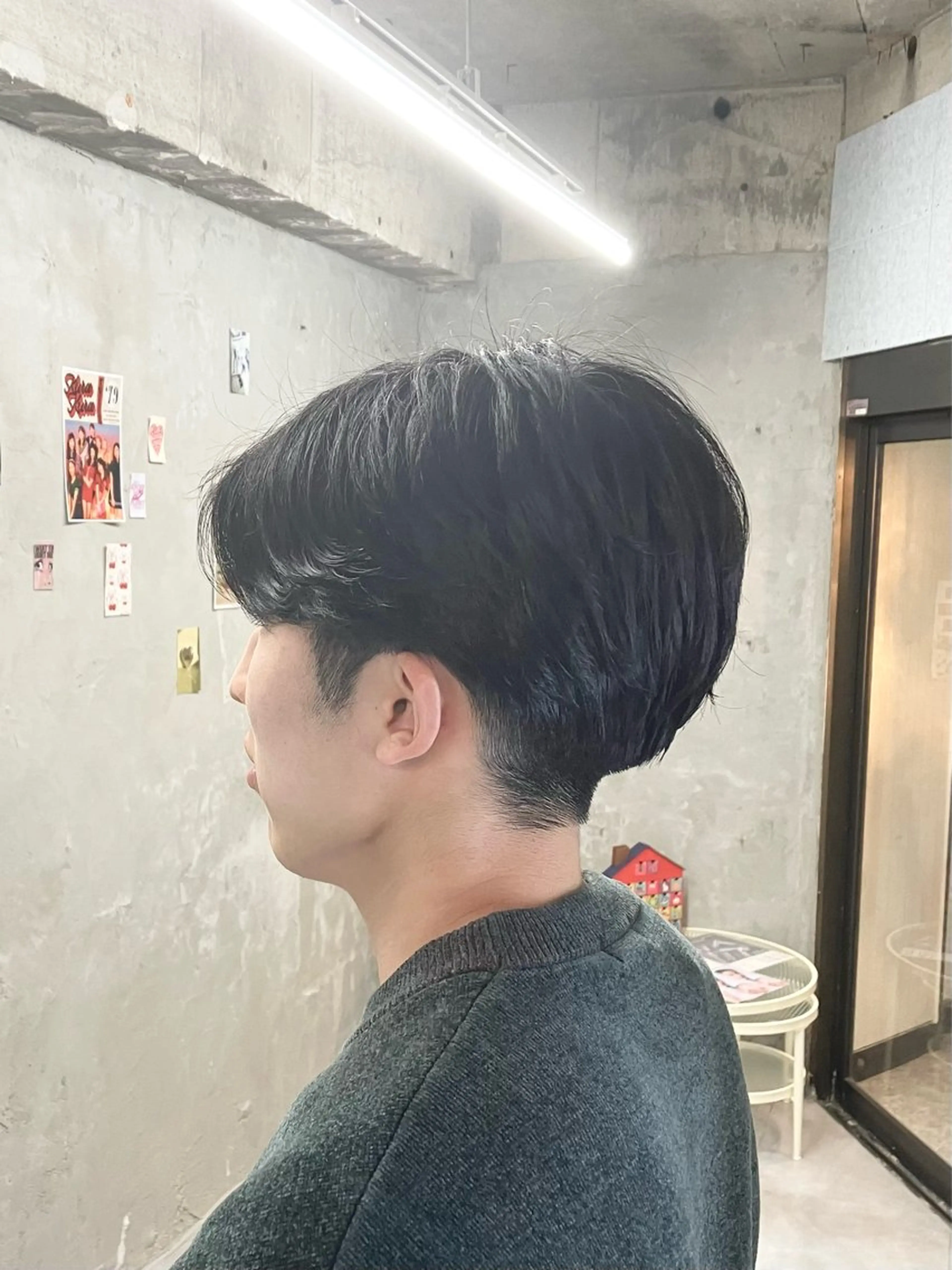 ショート パーマ メンズ ダウンパーマ メンズパーマ カット パーマ トリートメント door white hideのヘアスタイル