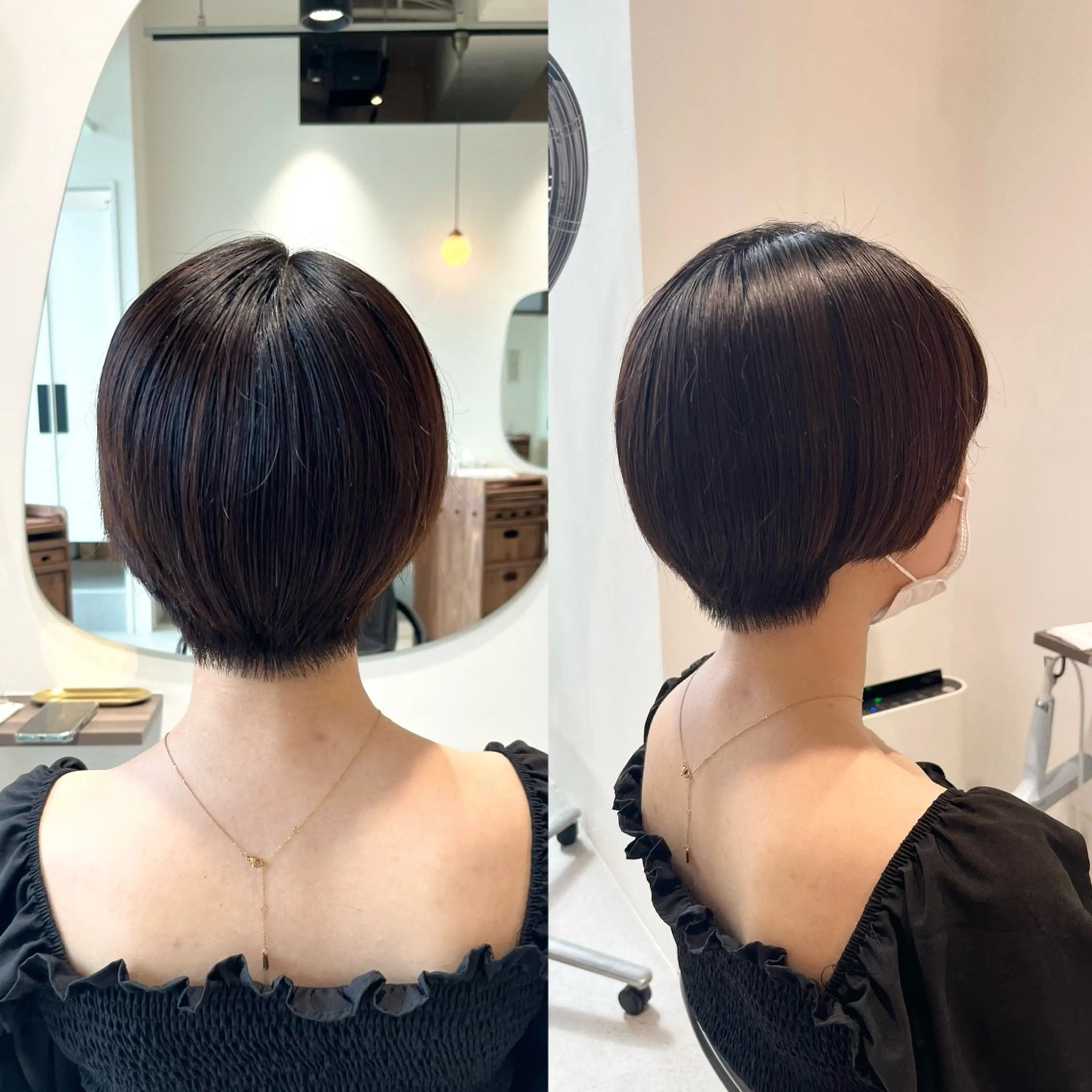 ショート 丸みショート ショートヘア カット 池谷 茉耶のヘアスタイル