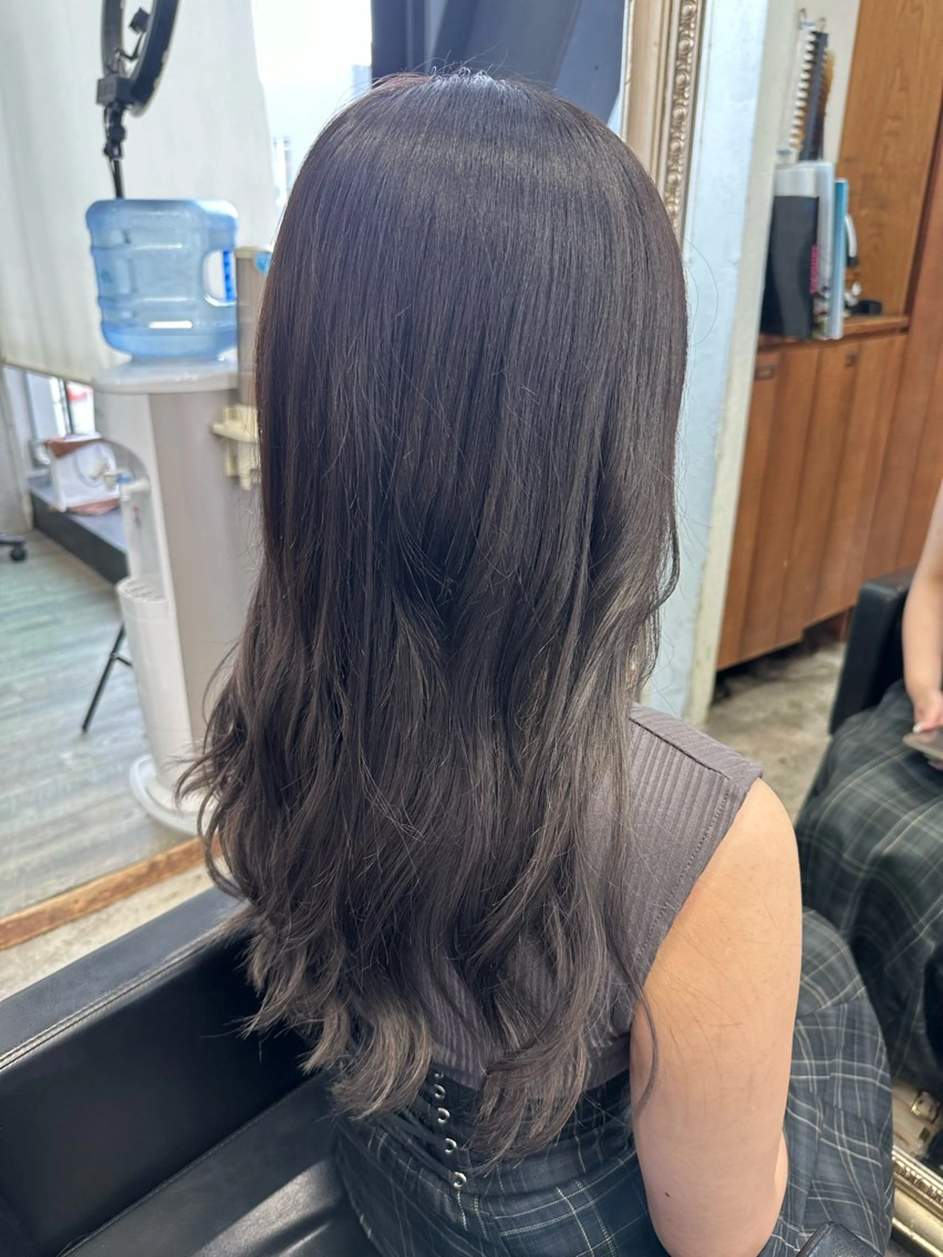 ロング エクステ 大内 志穂のヘアスタイル