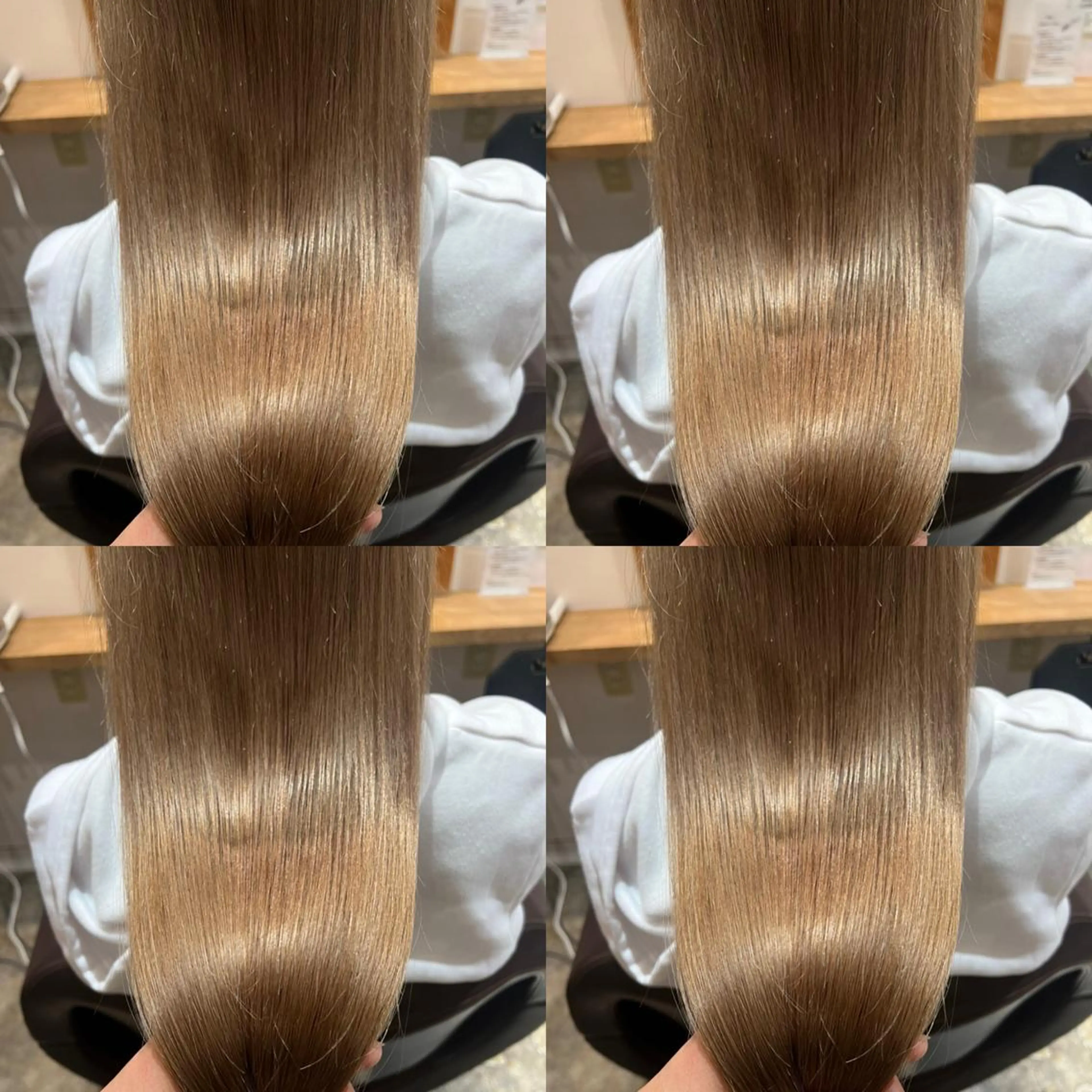 カット+プレミアム縮毛矯正+Aujua2ステップ+超音波トリートメント【髪質改善/新宿/艶髪】の写真