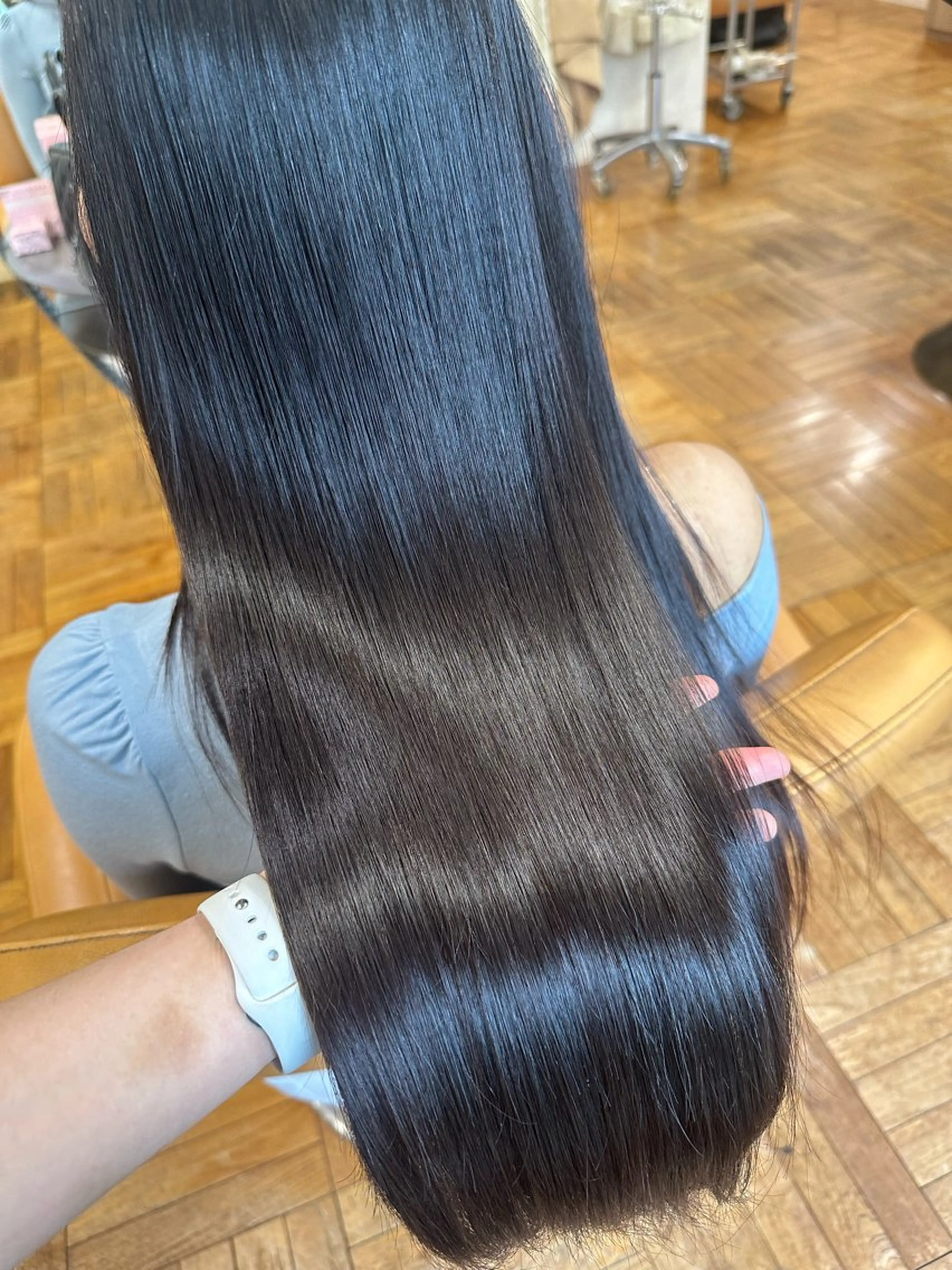 ロング 縮毛矯正 オブヘア所属・銀座／カット ／ボブ　るかのヘアスタイル