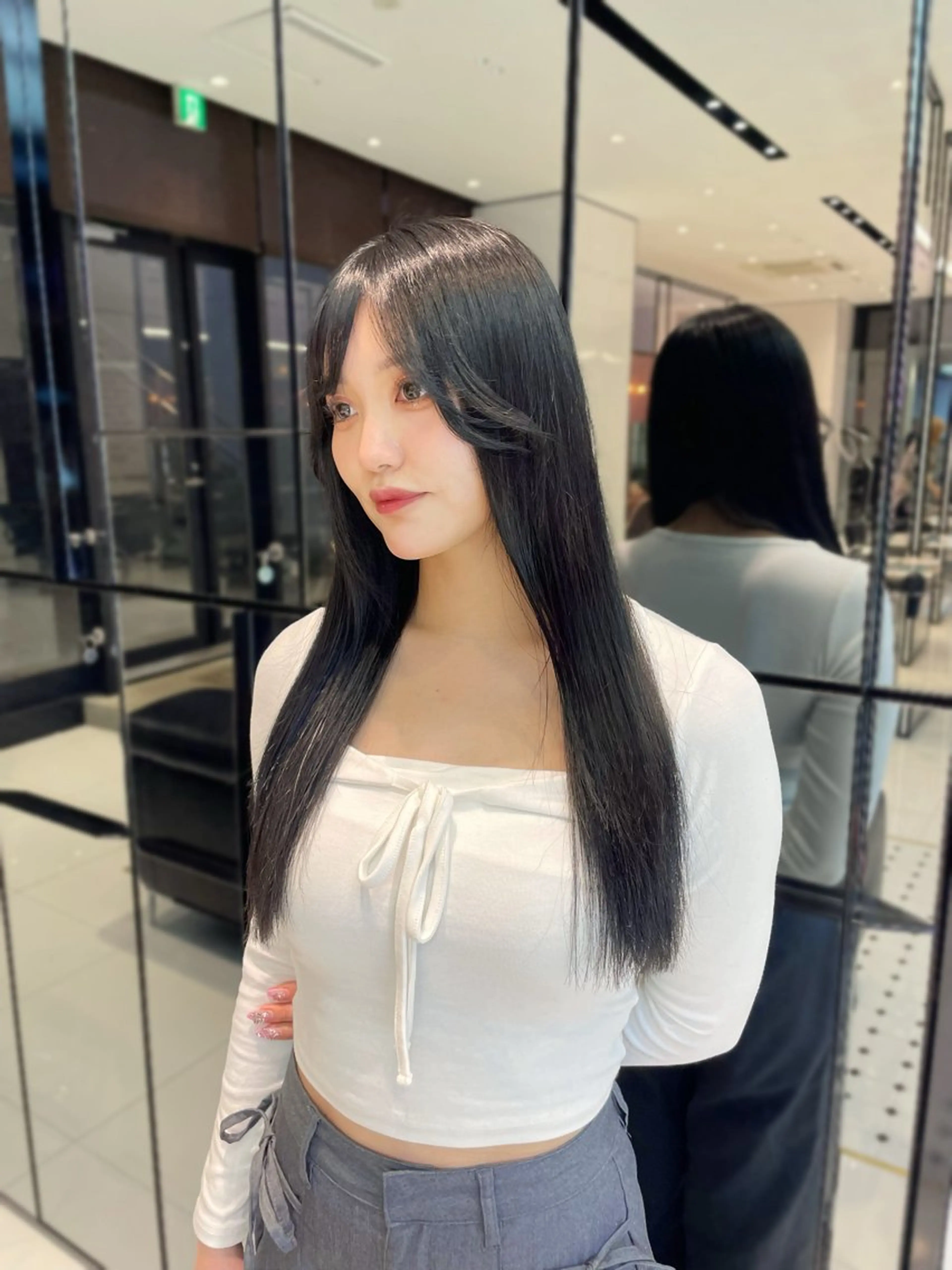 ロング ヘアカラー トリートメント ヘアセット keen 吉祥寺所属・【韓国❤️海外ヘア】 AYAKAのヘアスタイル