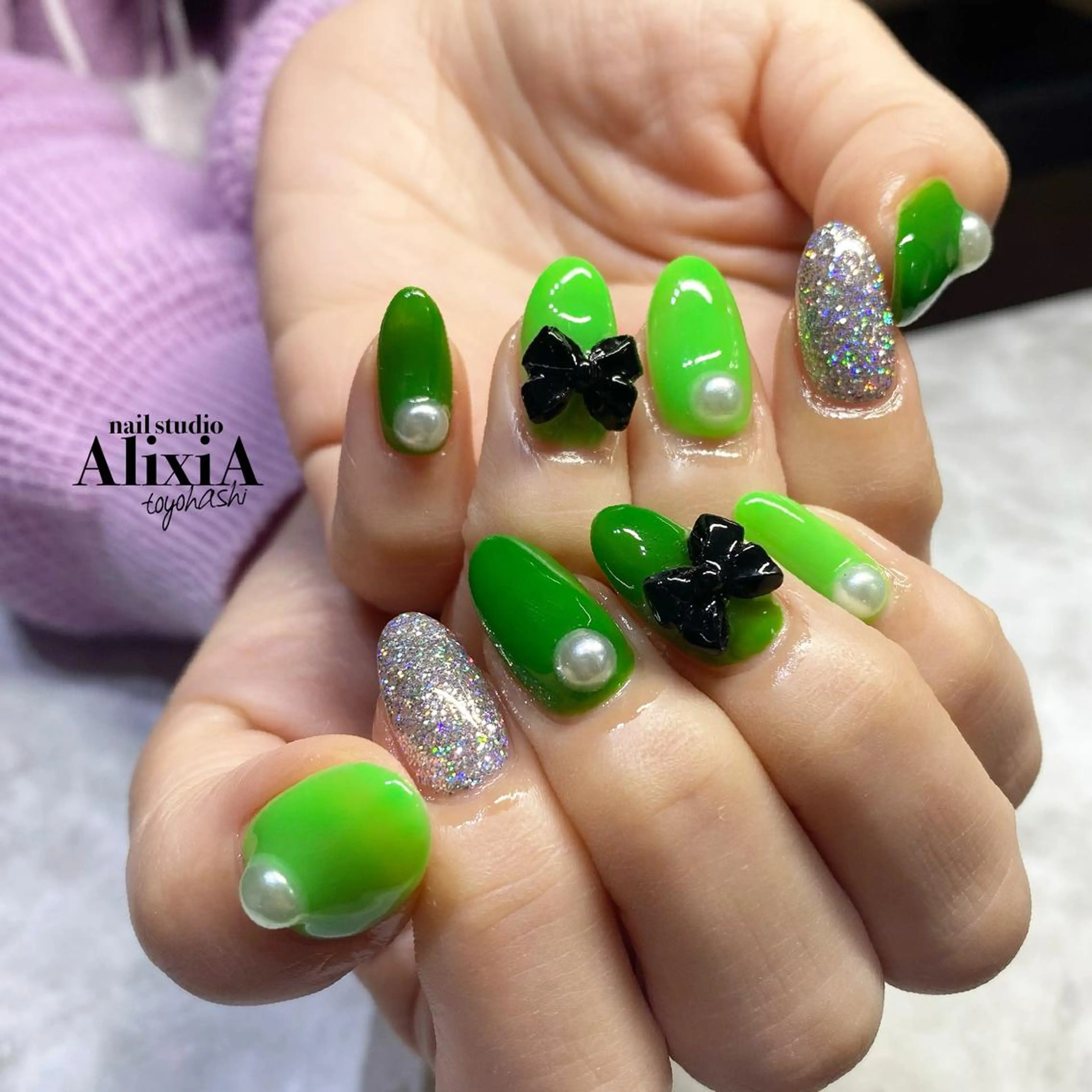 ネイル ハンドネイル AlixiA nail studio所属・AlixiA ゆみのネイルデザイン