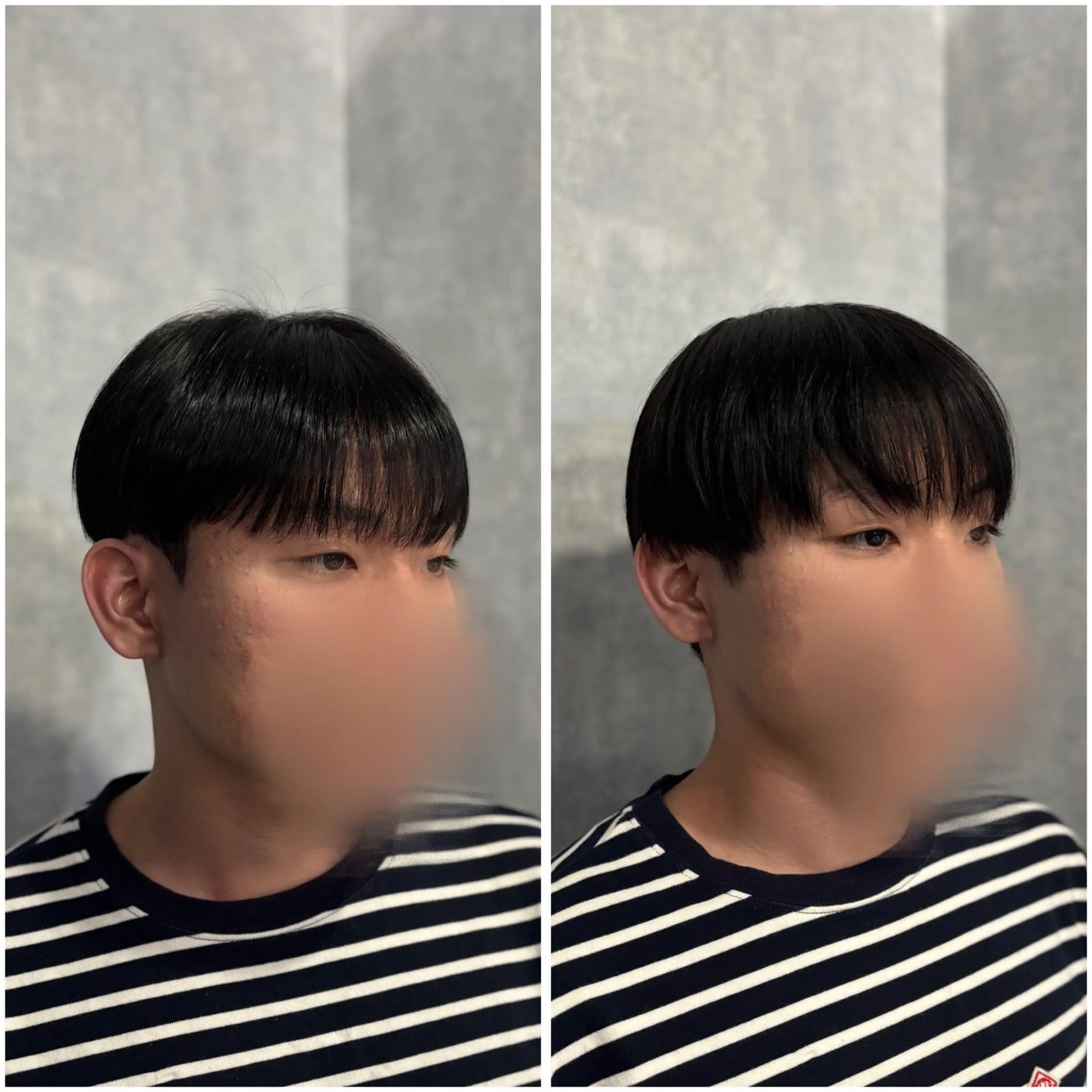 ショート パーマ メンズ メンズ韓国風 マッシュ シースルーマッシュ 韓国風ヘア カット パーマ 韓国メンズヘア/ ダウンパーマ/歩夢のヘアスタイル