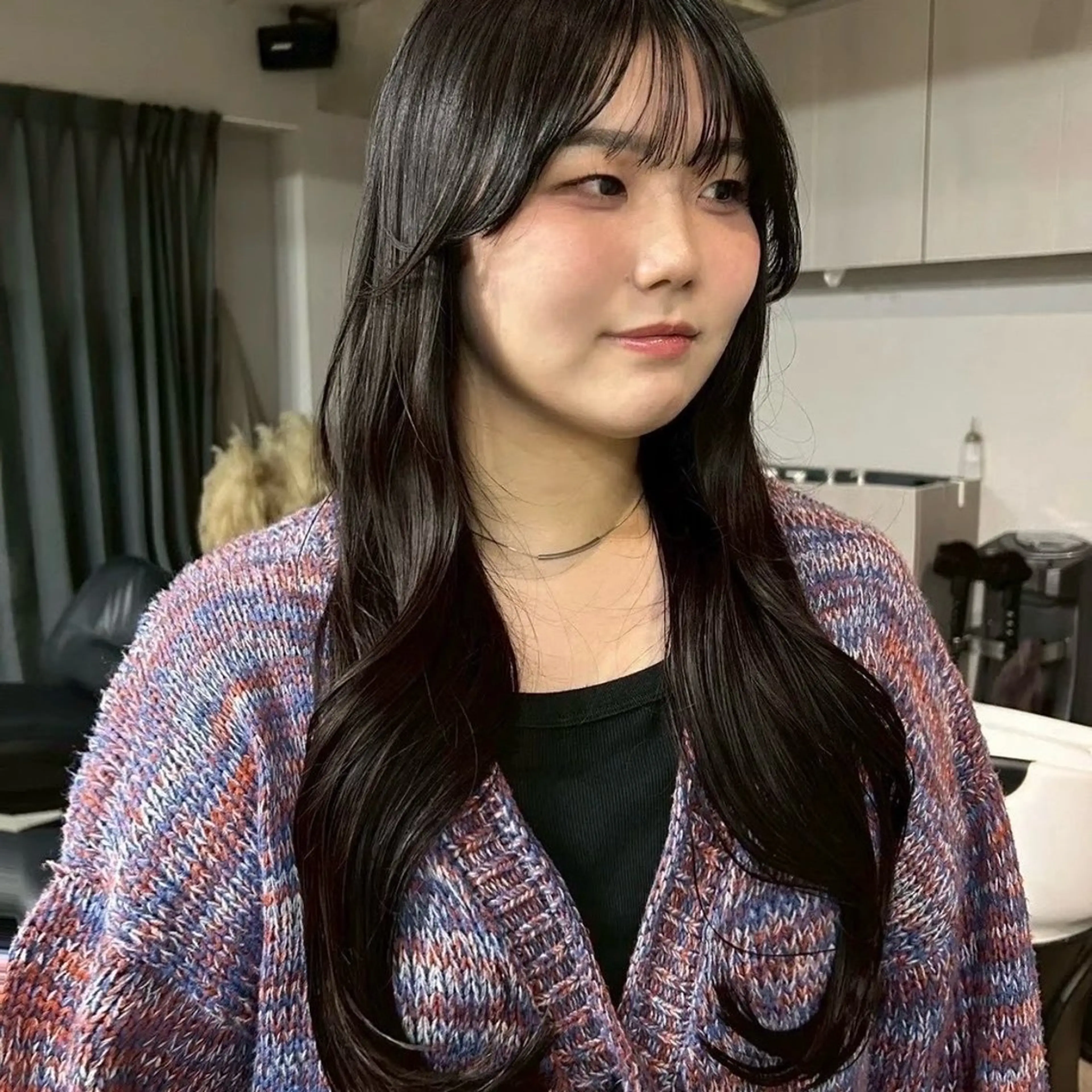 ロング トリートメント ボブ×コテ巻き風 パーマ/aoba🩵のヘアスタイル