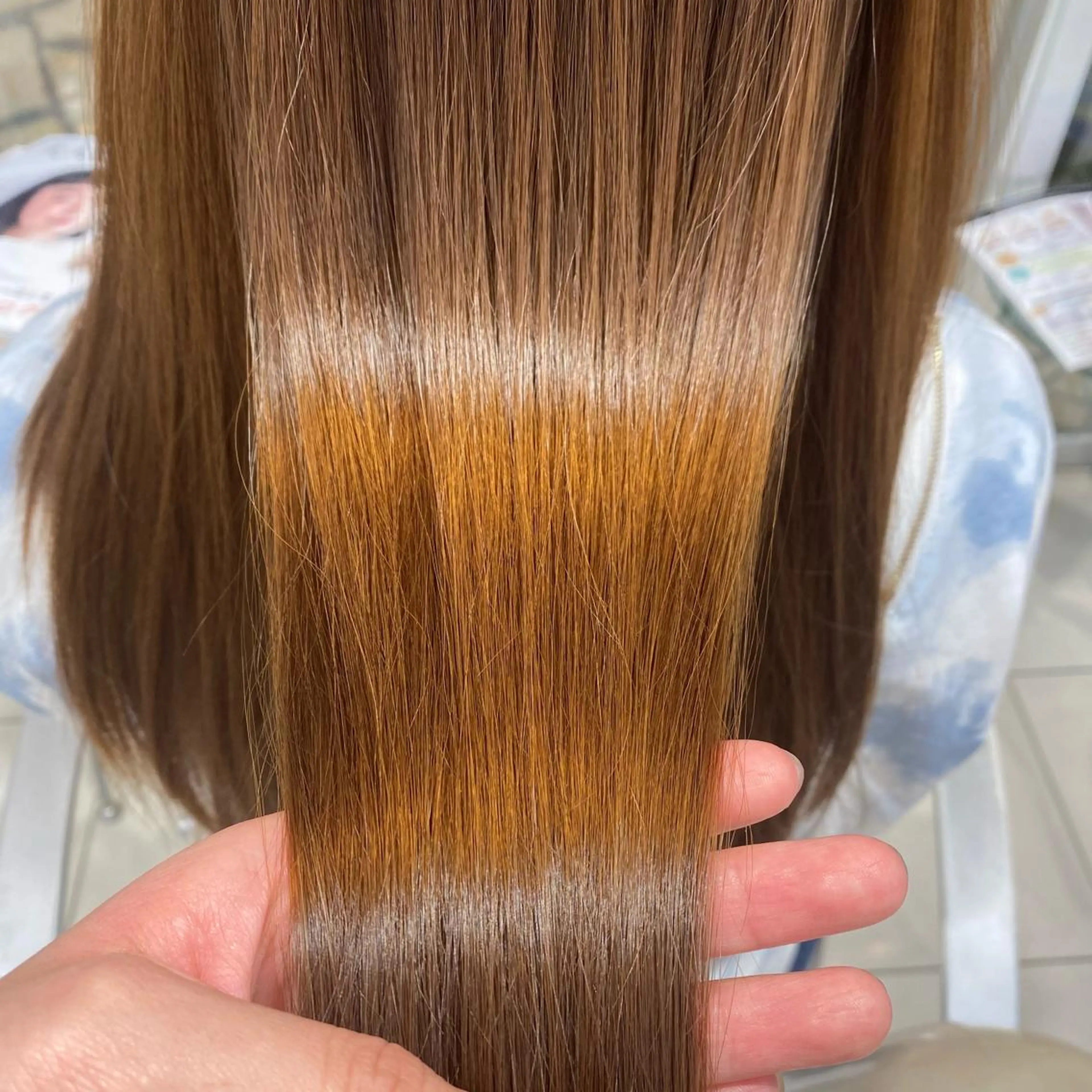 ロング カット ヘアカラー トリートメント JILL    hair所属・maki💖 ボブ/縮毛矯正のヘアスタイル