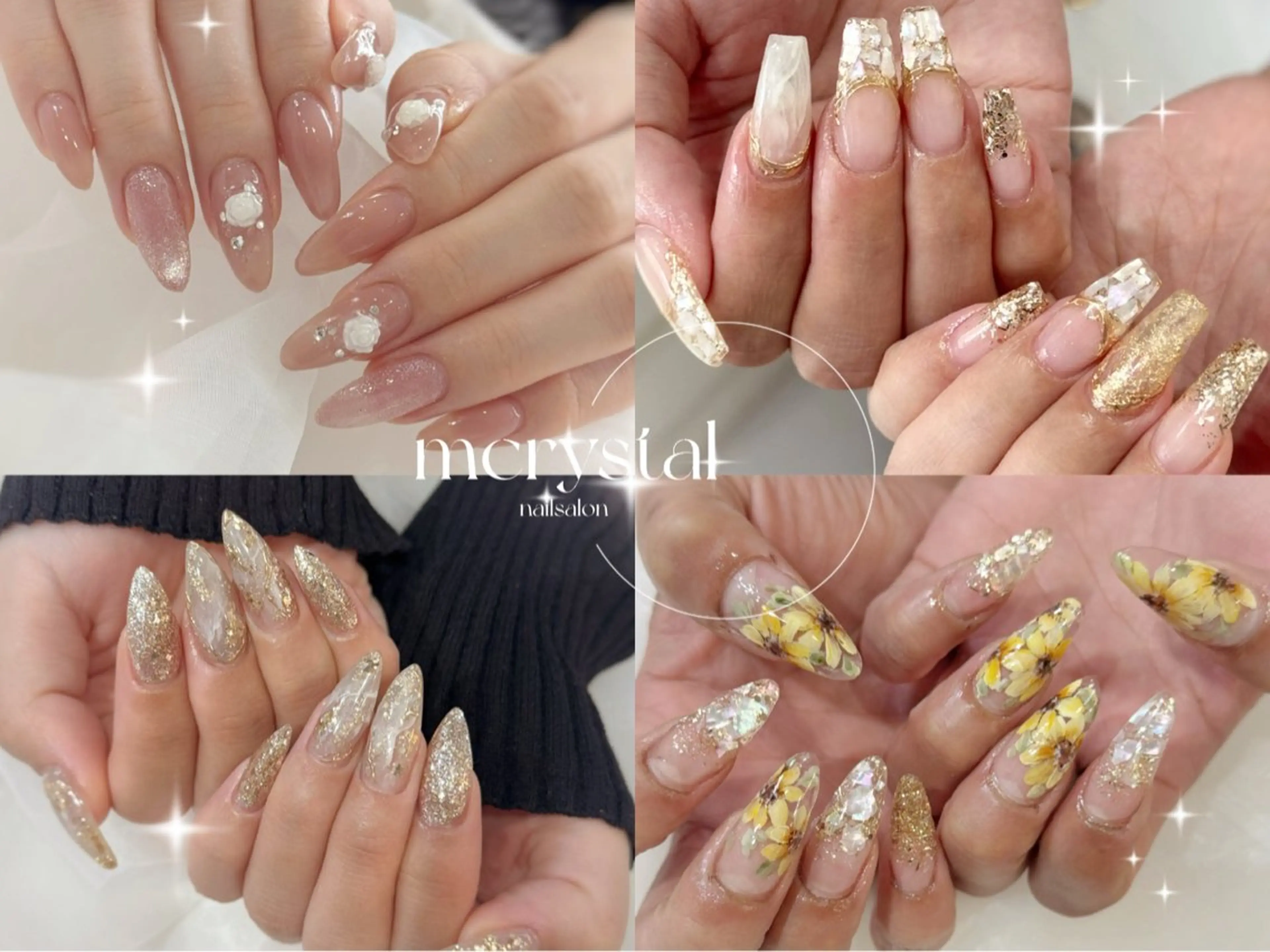 セミロング Nailsalon M-crystalのネイルデザイン