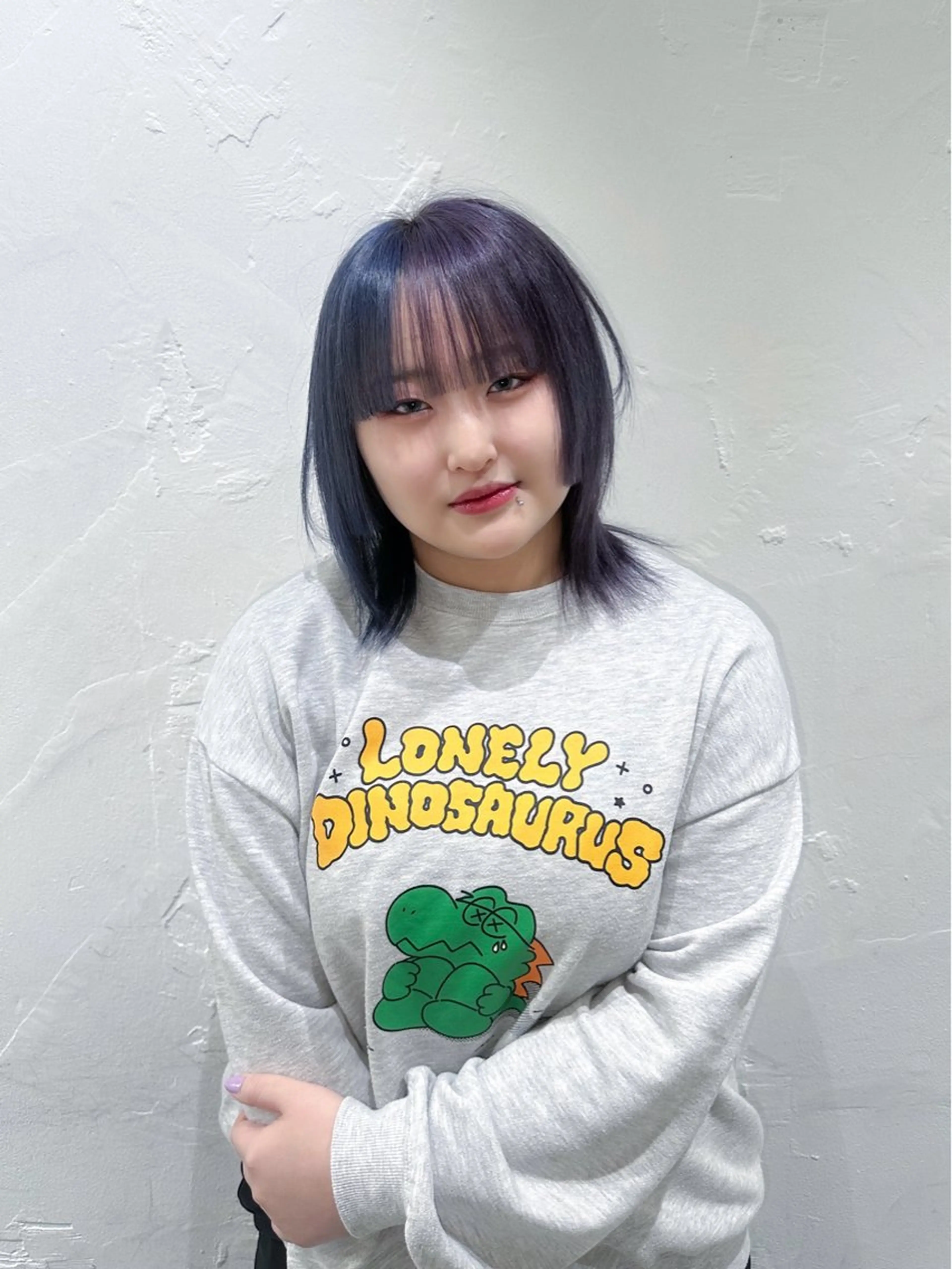 ミディアム カラー 🐺ウルフオタク🐺 ハイトーン/moeのヘアスタイル