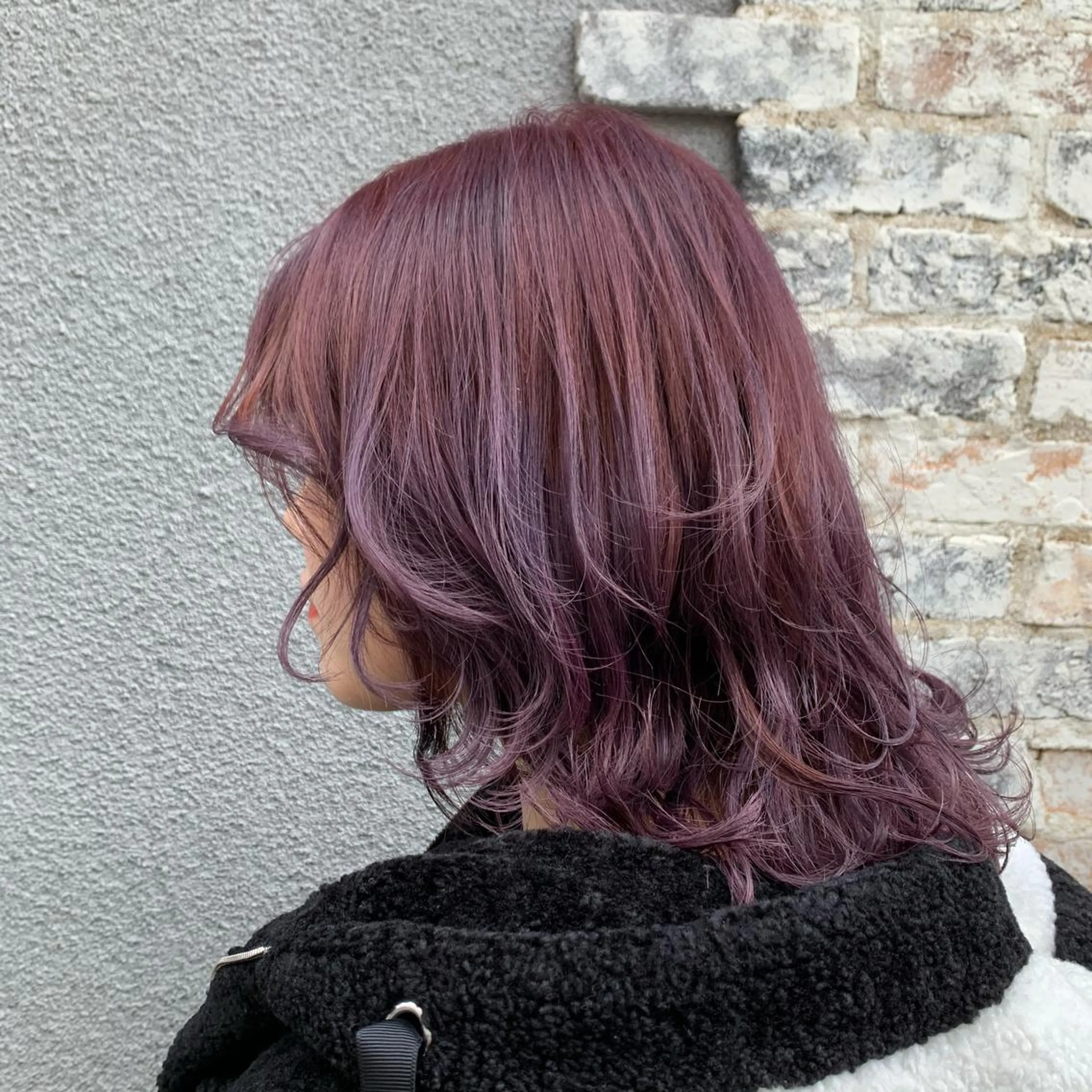 カラー パーマ、髪質改善 菊地美月のヘアスタイル