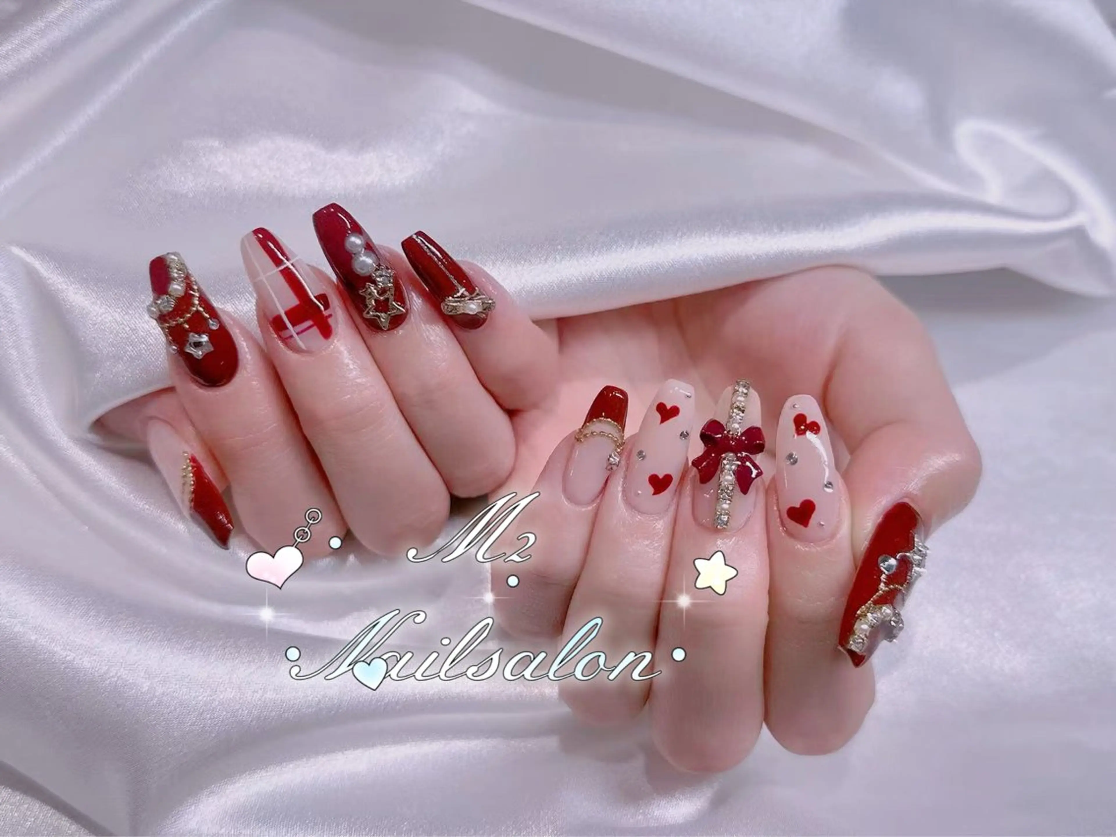 ネイル 長さだし専門店 M2 rikaのネイルデザイン