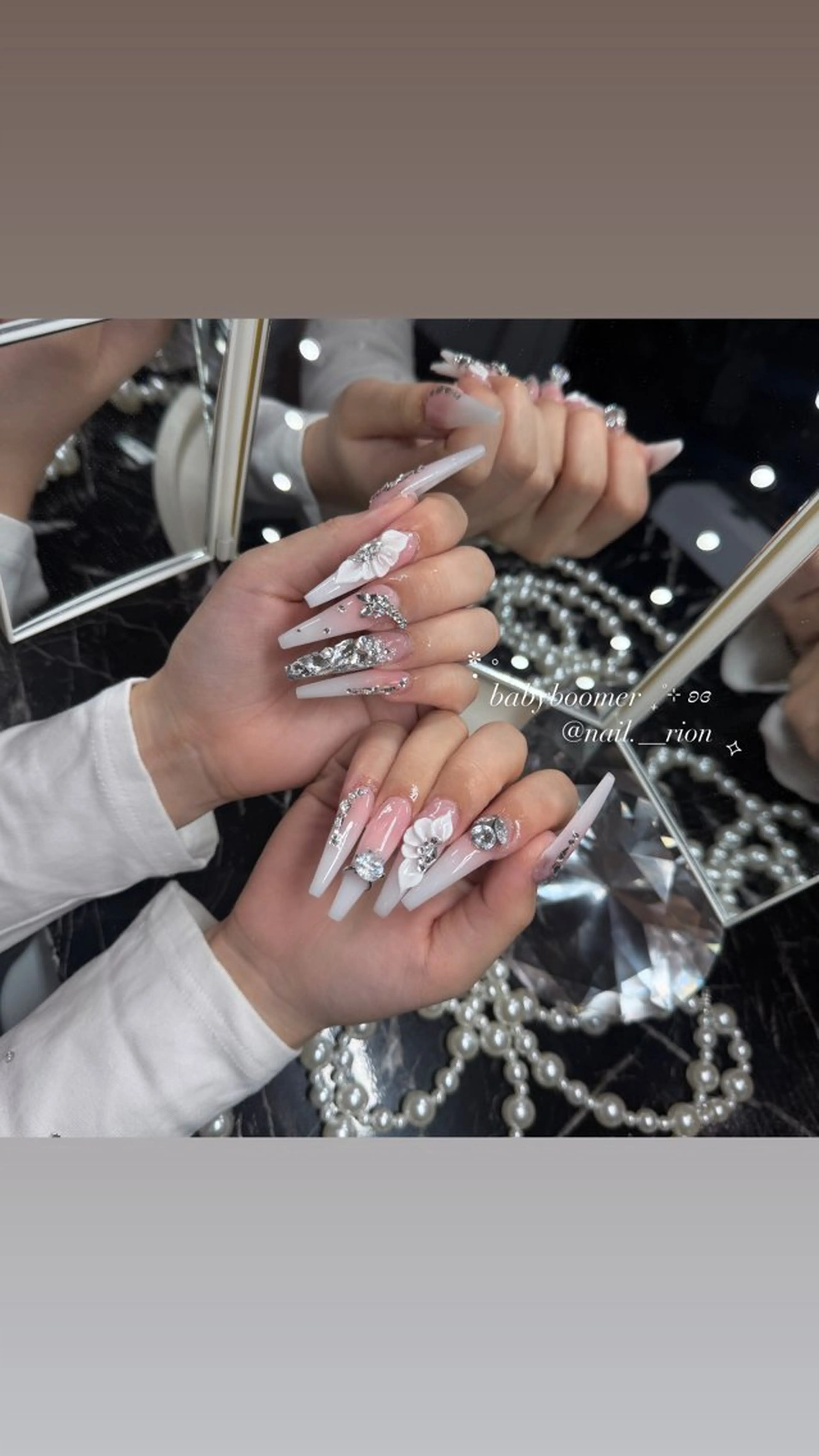 ネイル 加納 莉音のネイルデザイン