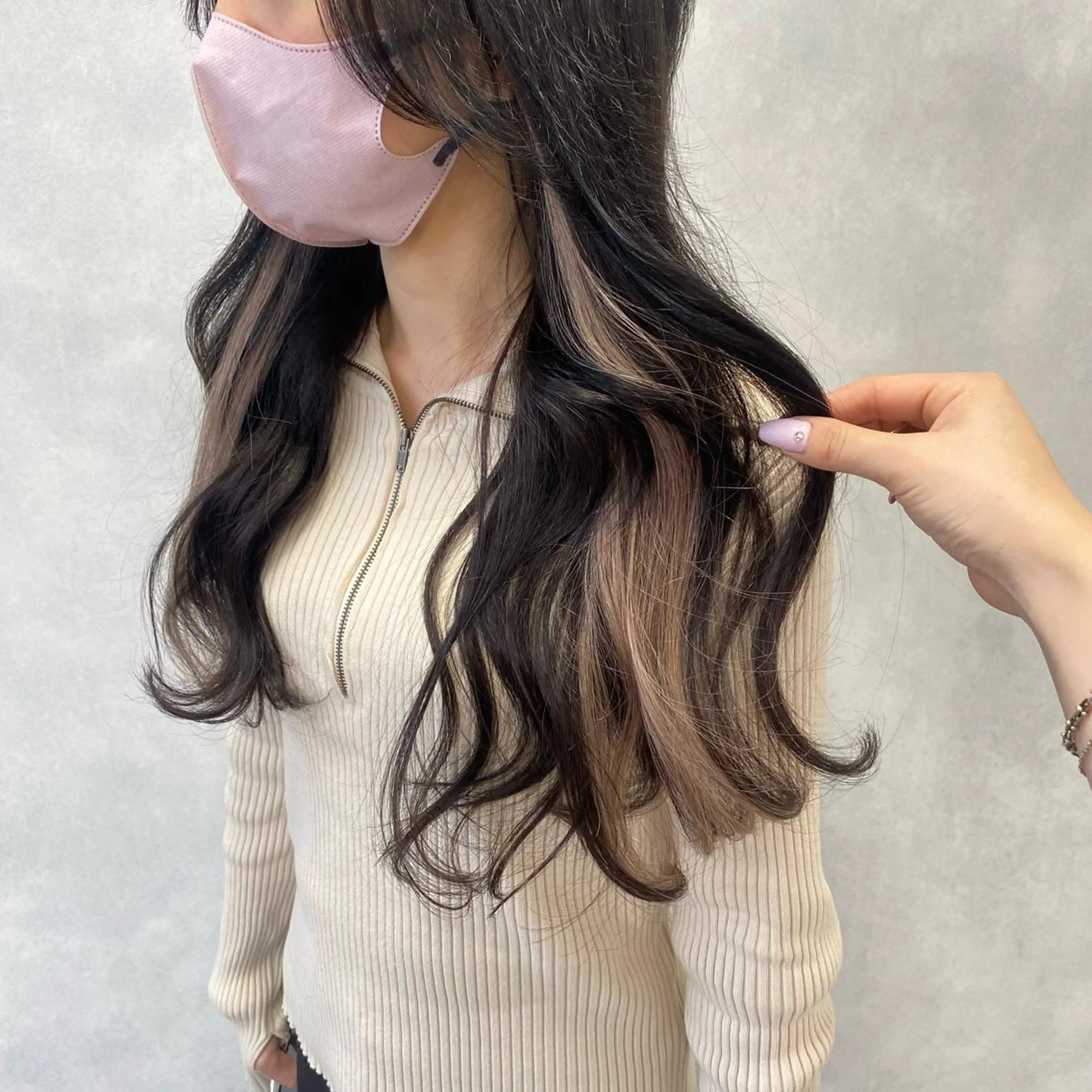 韓国・網紅 🦋HONOKA🦋のヘアスタイル