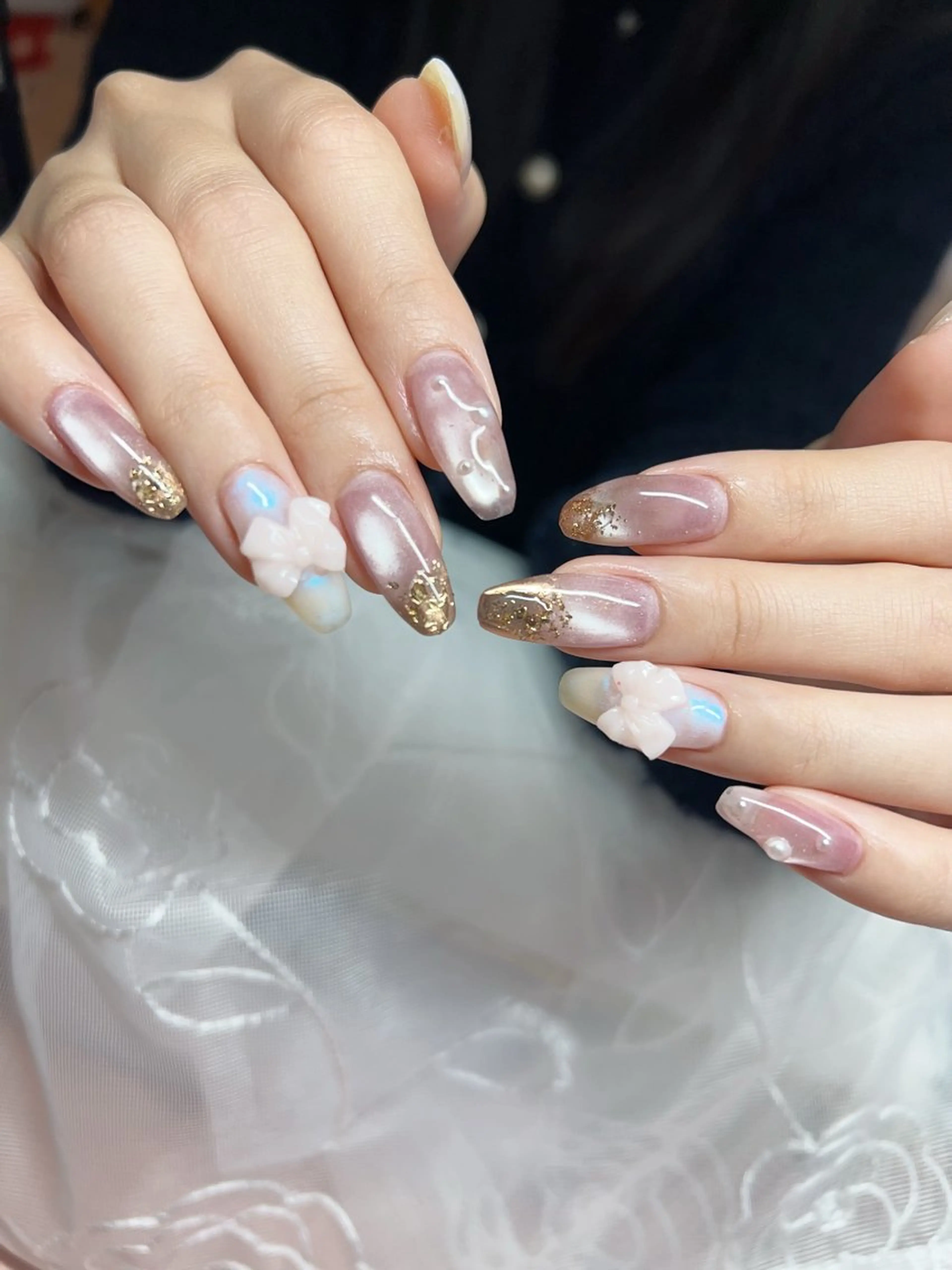 ネイル アートネイル チークネイル 長さ出し フットネイル フレンチネイル ハンドネイル RiRi ネイル/マツエクのネイルデザイン