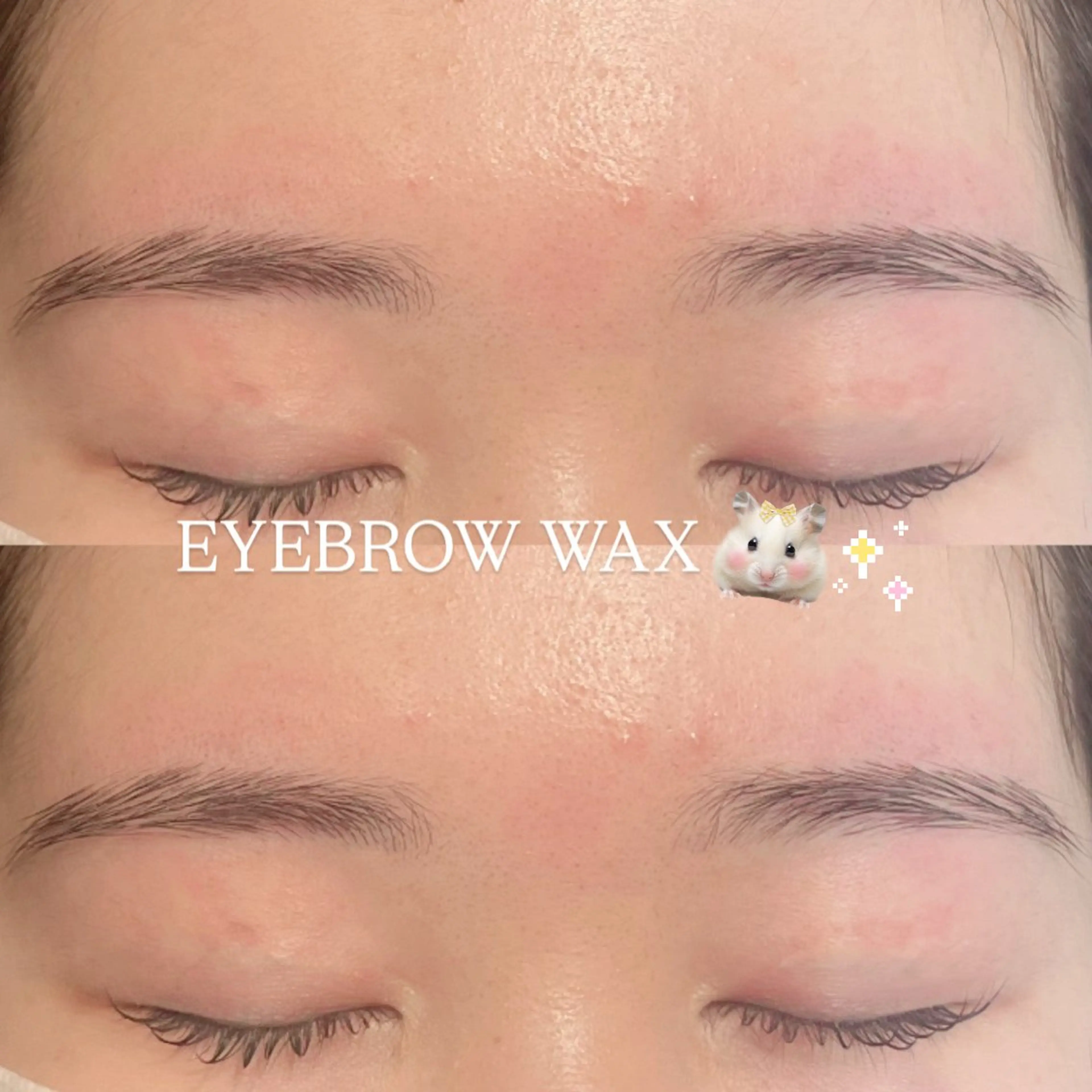 【12月🎄平日12時~16時限定🌟】 眉毛WAX＋こめかみWAX✨️ 【指名料込】の写真