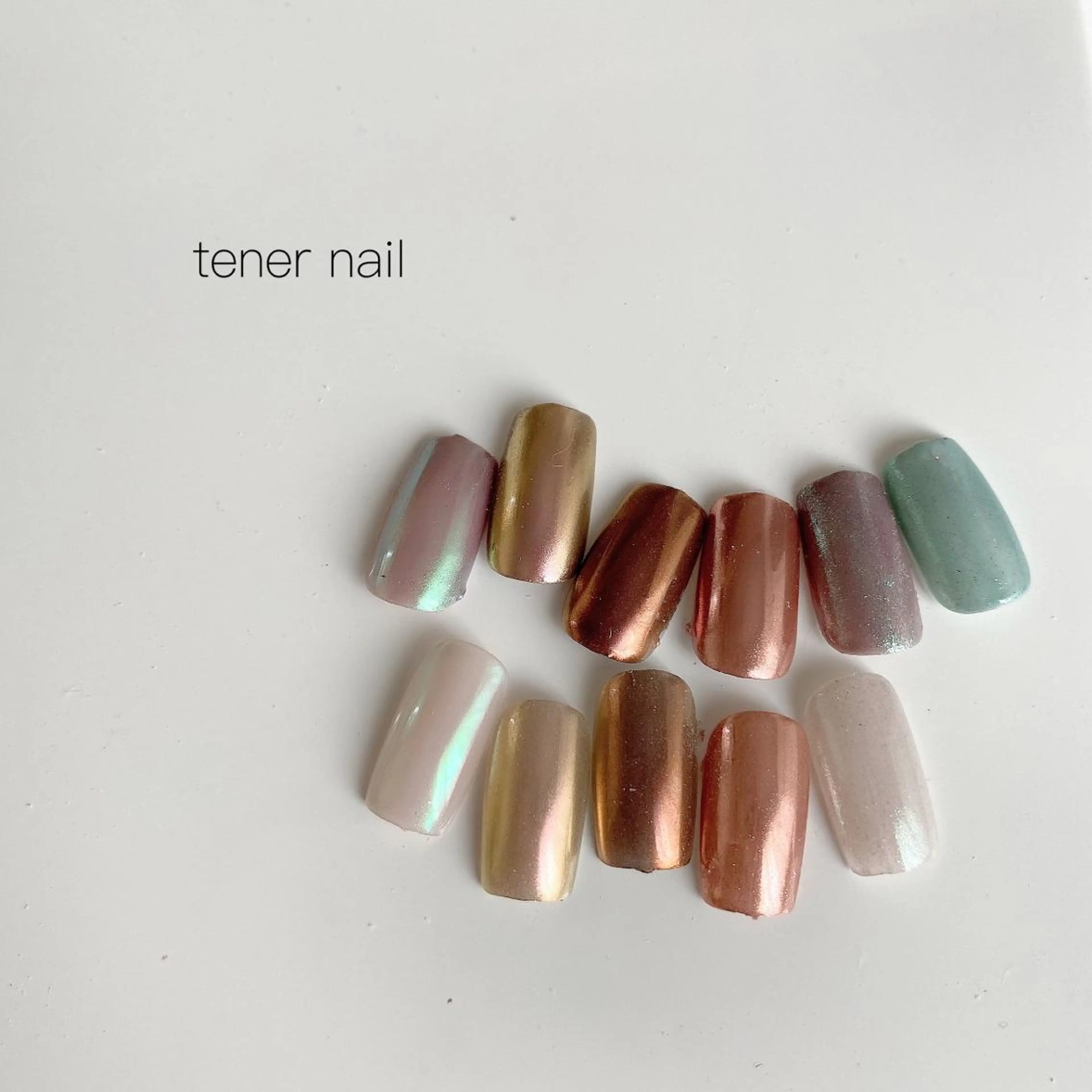 ネイル ミラーネイル ニュアンスネイル tener  nail  テネルネイル所属・テネルネイル tener nailのネイルデザイン