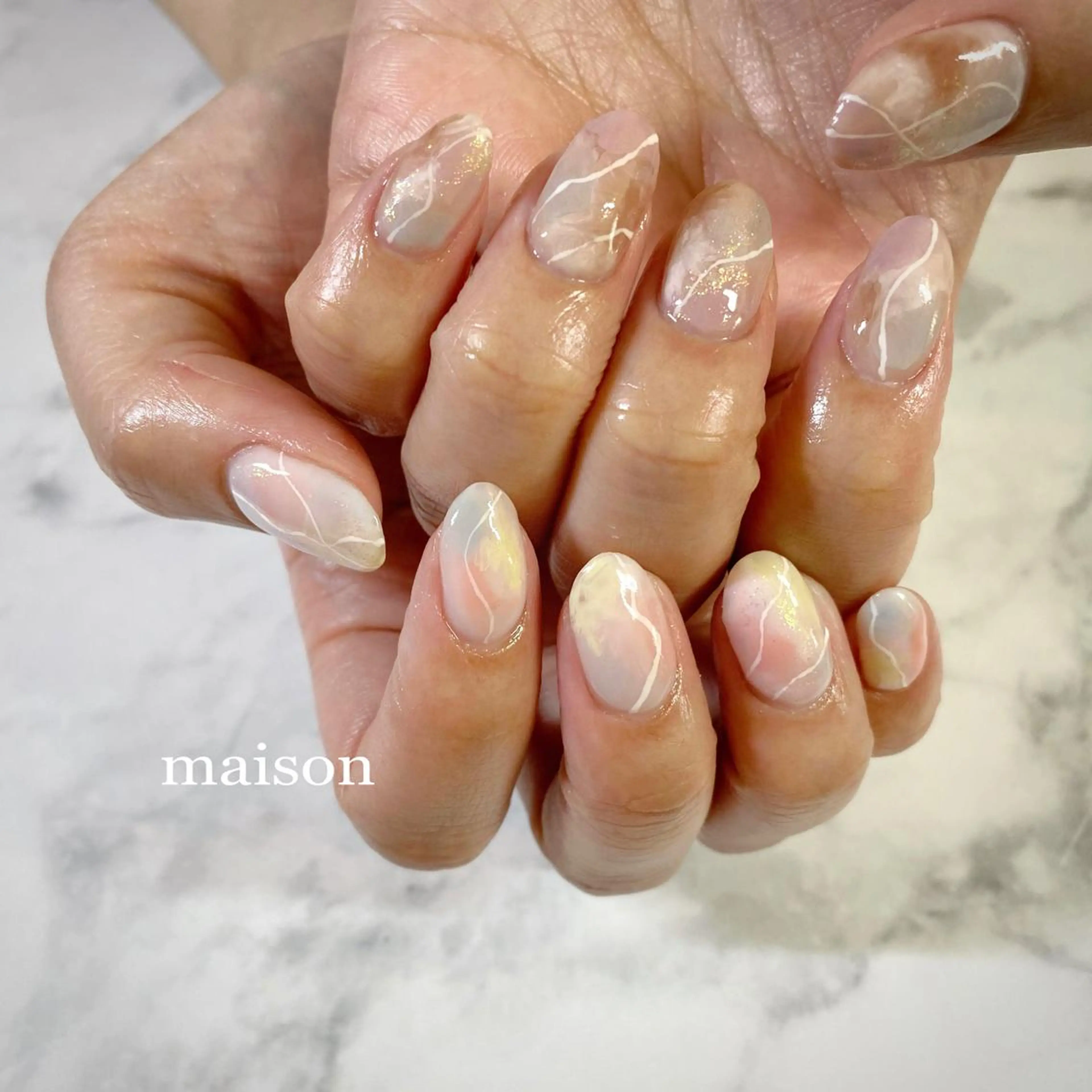 ネイル ハンドネイル ISHIHARA KANAのネイルデザイン