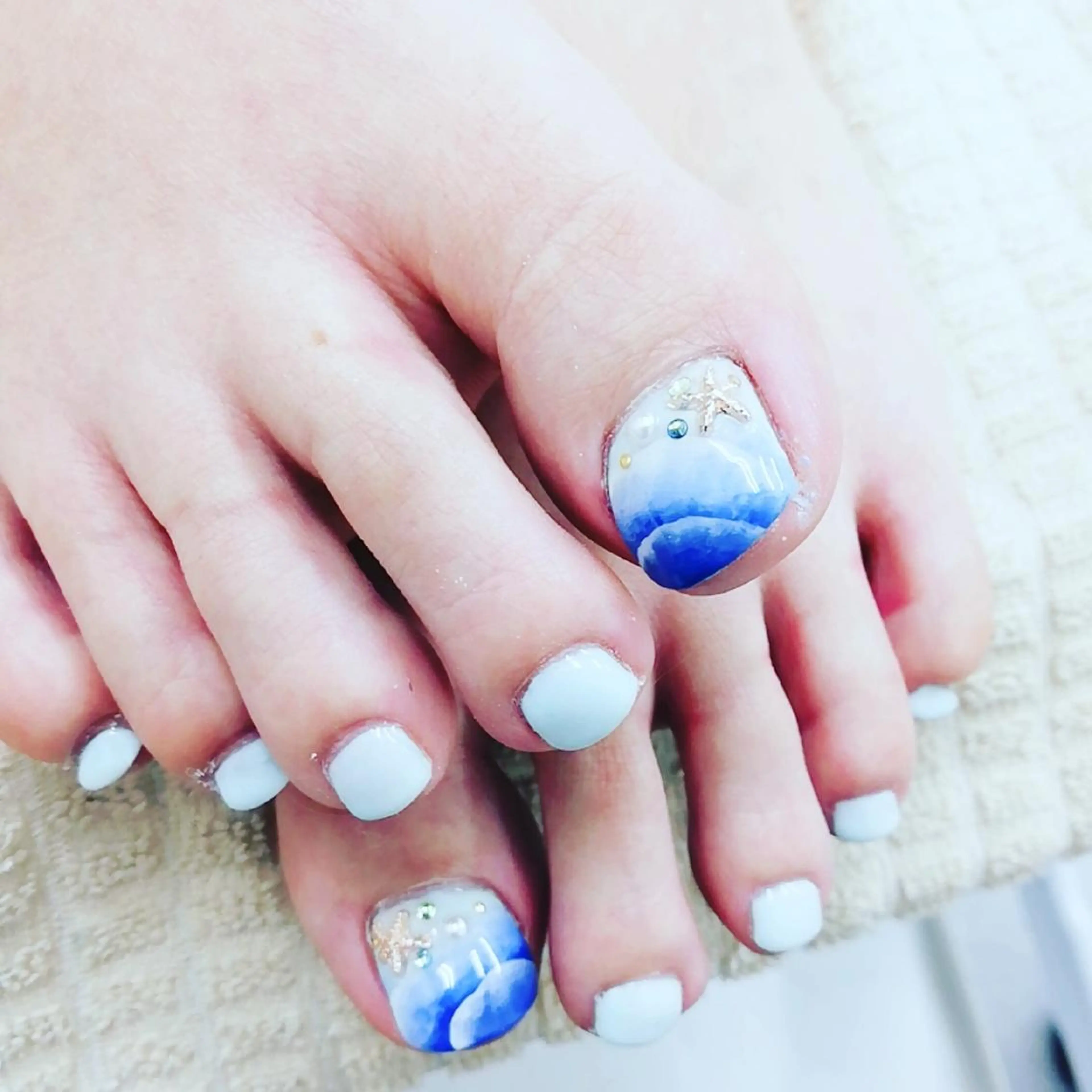 ネイル フットネイル 板倉 店長のネイルデザイン