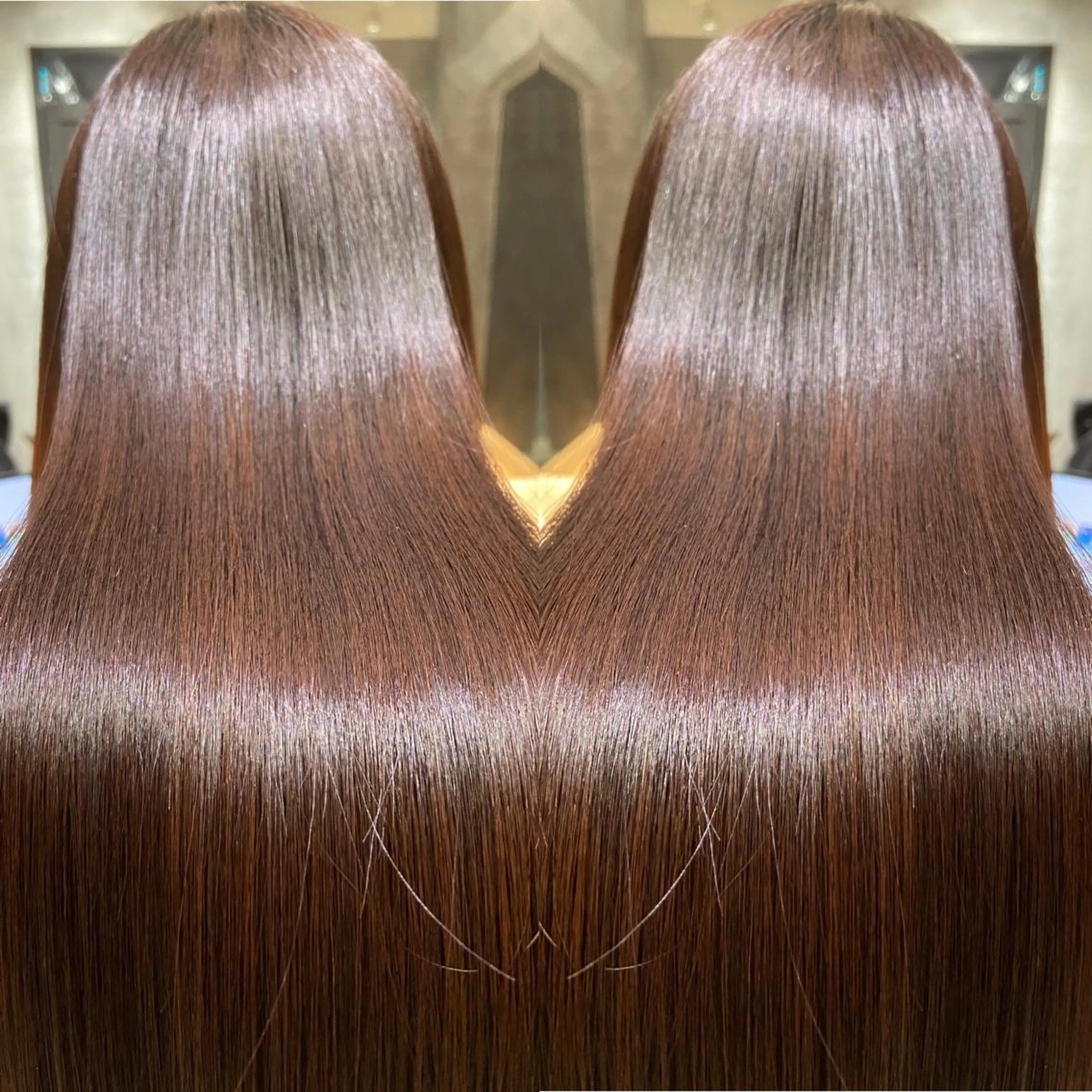 ロング カラー 髪質改善 カット ヘアカラー トリートメント ツバサ 髪質改善のヘアスタイル