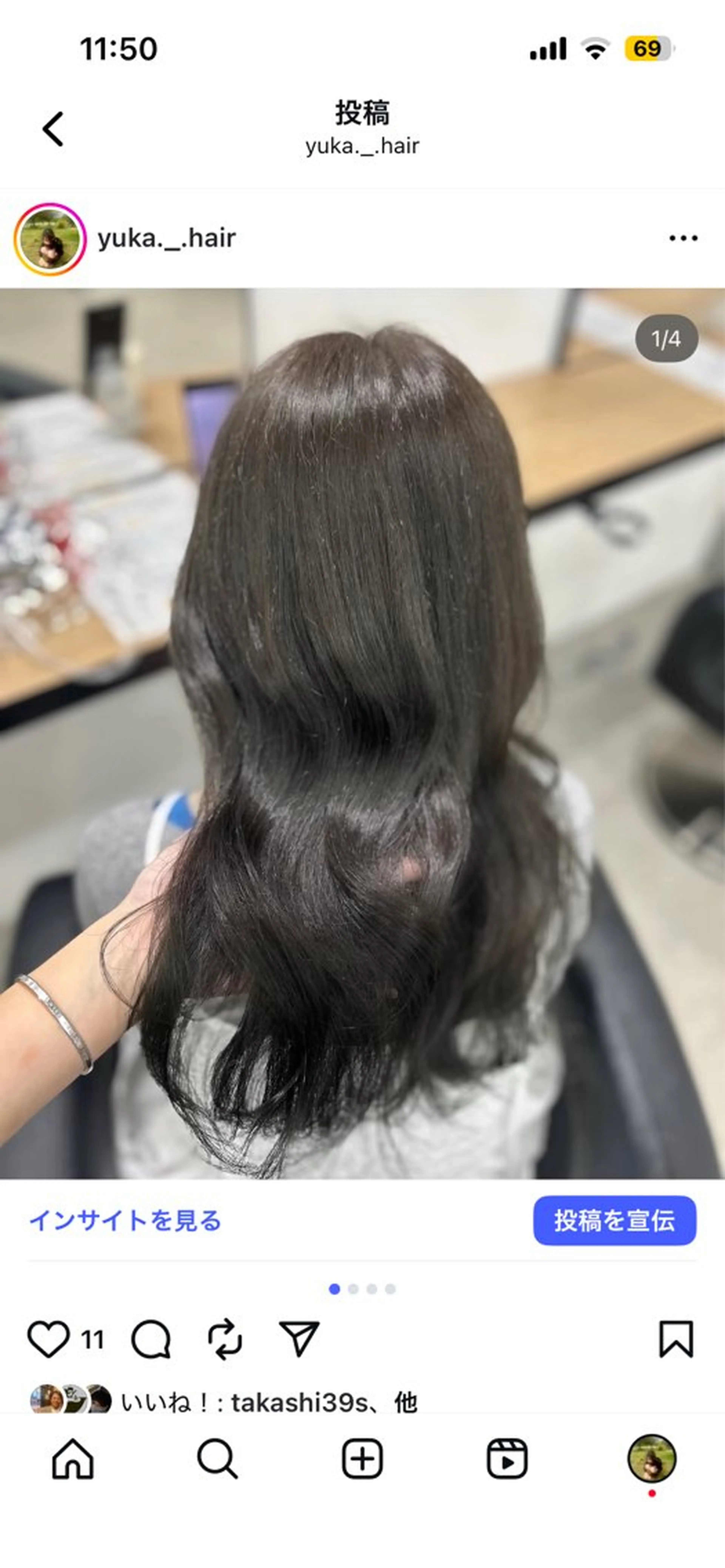 ロング カラー グレージュ オリーブグレージュ オリーブグレー YUKA🤍ベージュ /ミルクティーのヘアスタイル