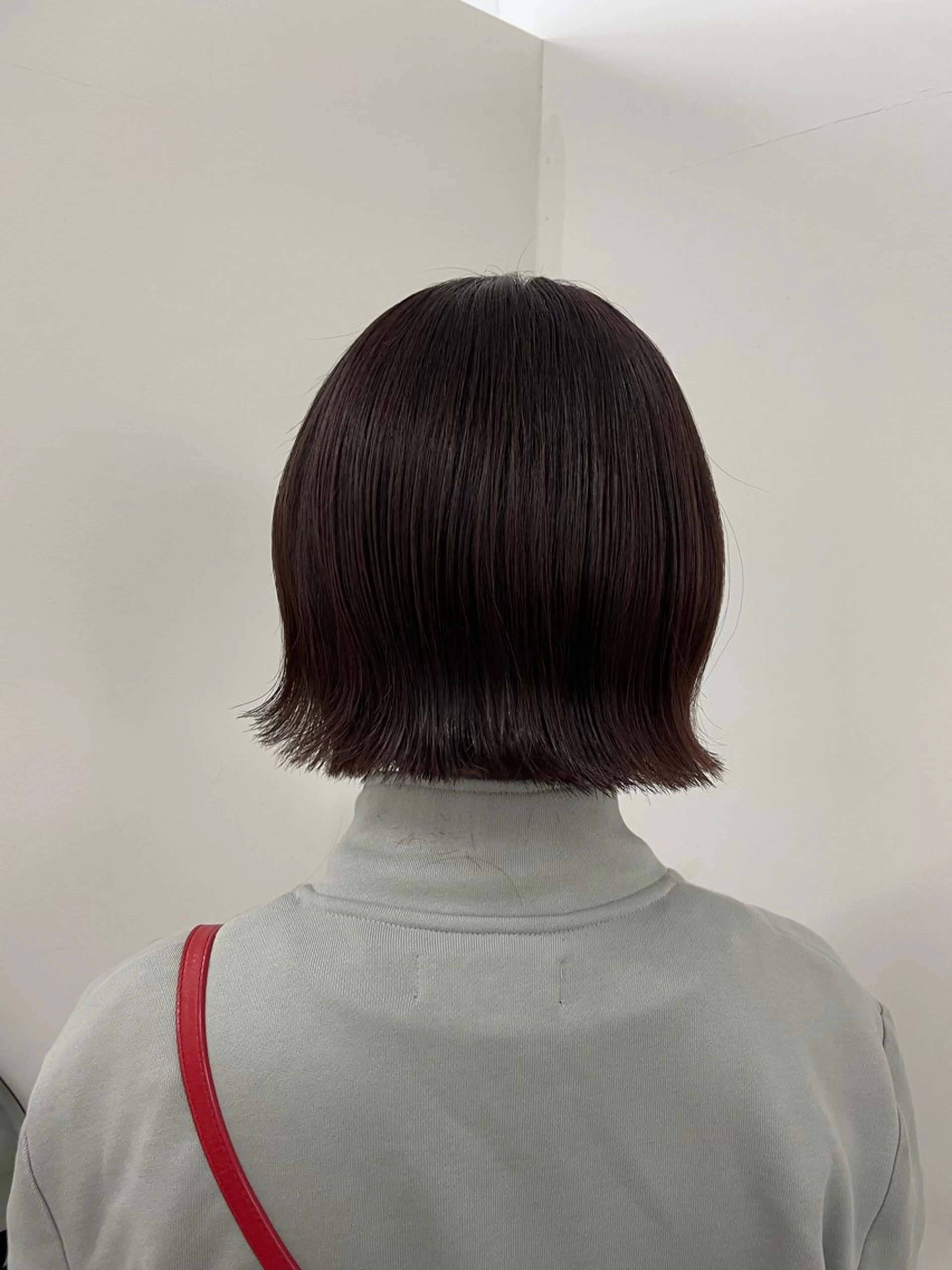 『ボブ』カット+ワンカラーの写真