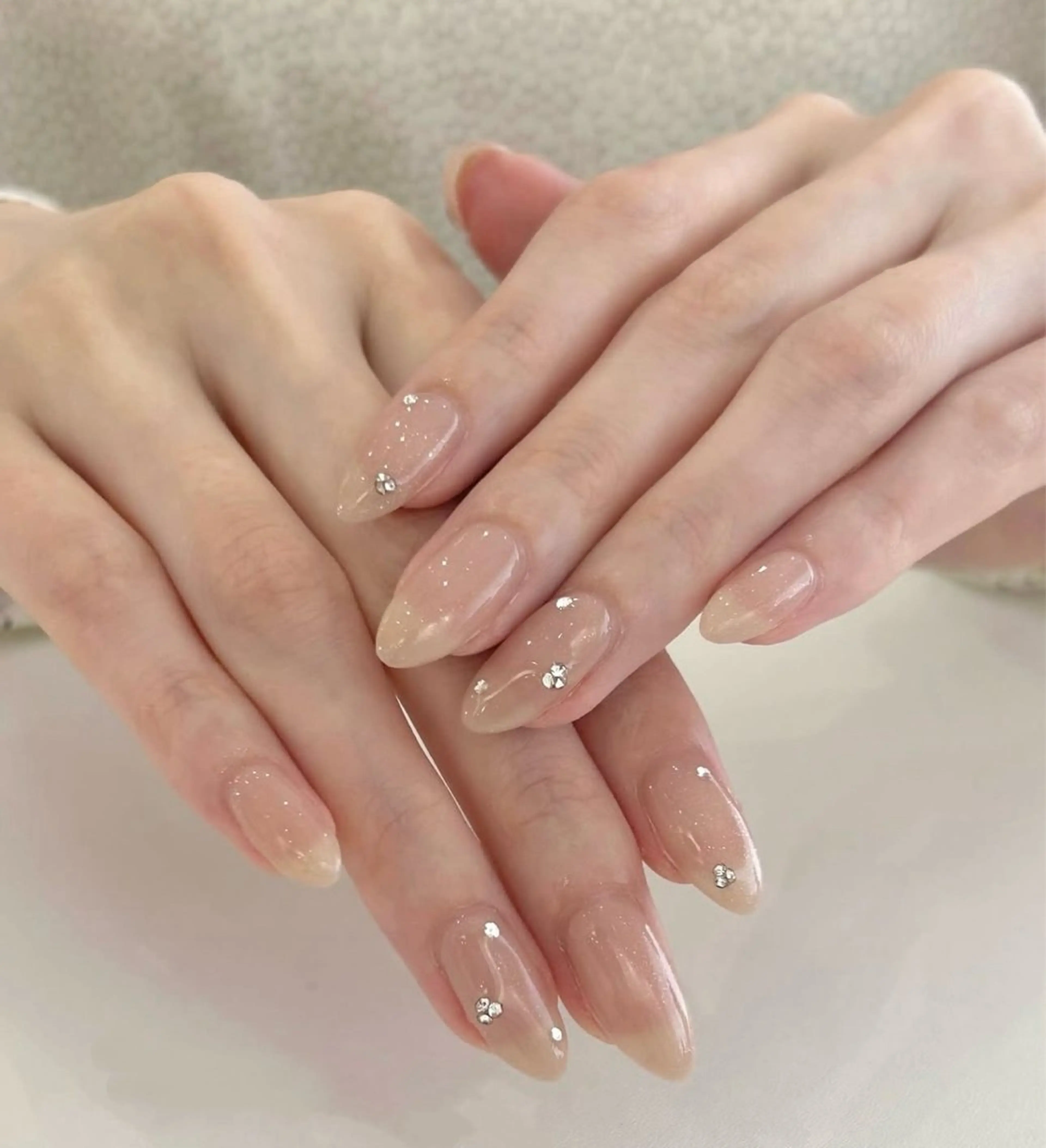 ネイル アートネイル チークネイル 長さ出し フットネイル フレンチネイル YK 美学院のネイルデザイン