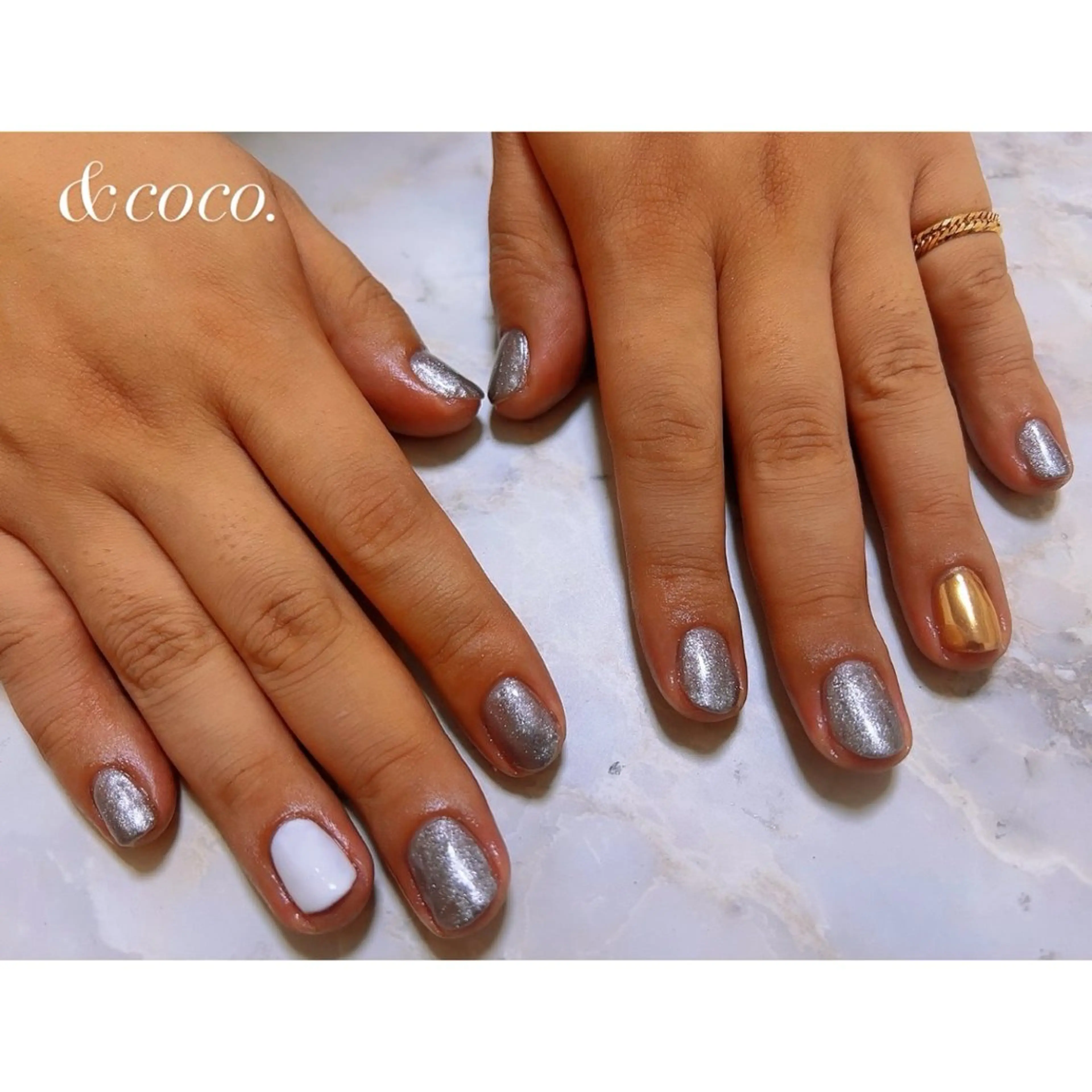 ネイル メンズネイル ハンドネイル ＆coco.所属・＆ coco.のネイルデザイン