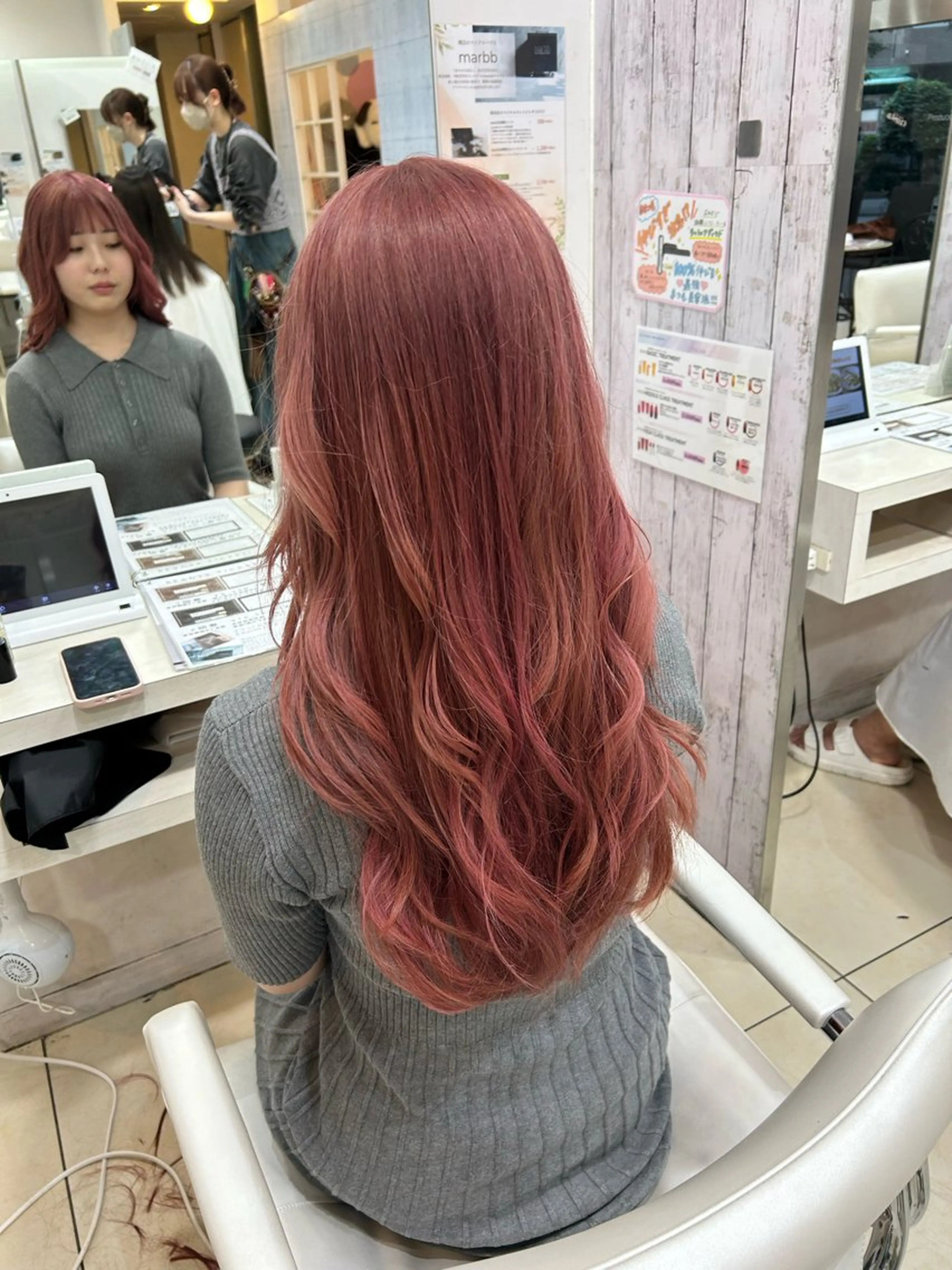 ロング カット ヘアカラー トリートメント 【髪質改善カラー】 瀧田嵐士🇰🇷のヘアスタイル
