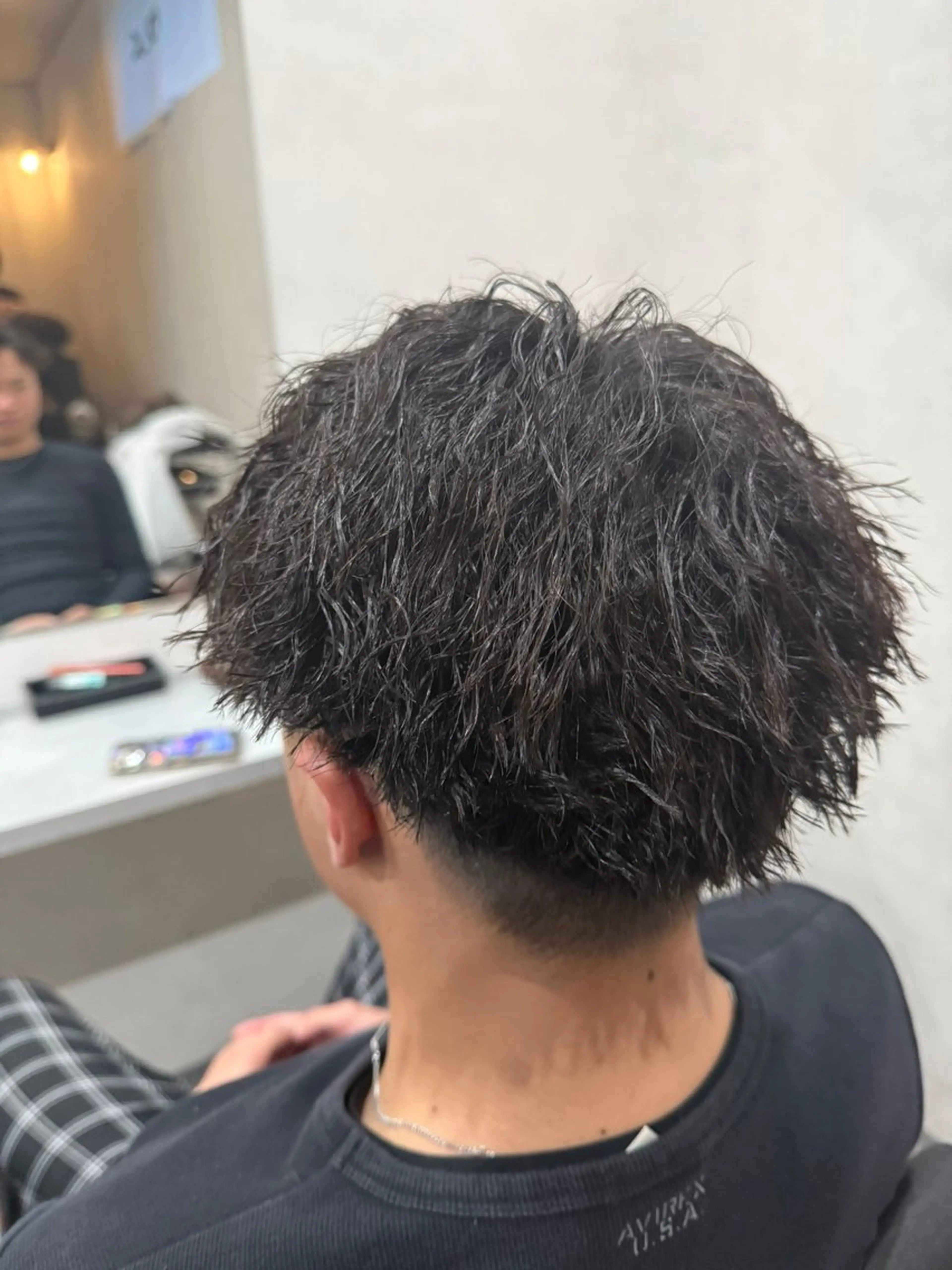 メンズカット×パーマの写真