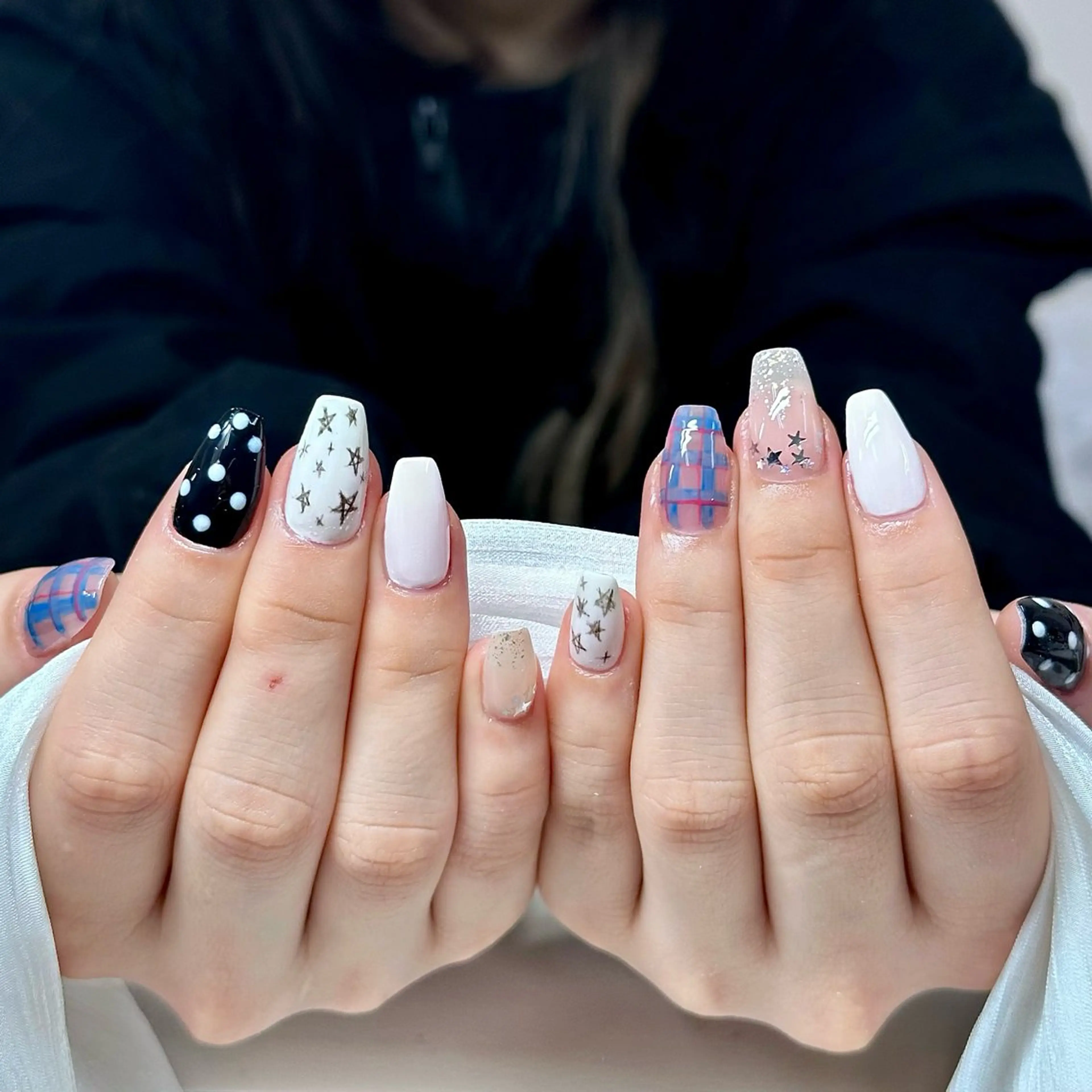 ネイル 韓国ネイル 持ち込み ハンドネイル lucky nail所属・KA Iのネイルデザイン