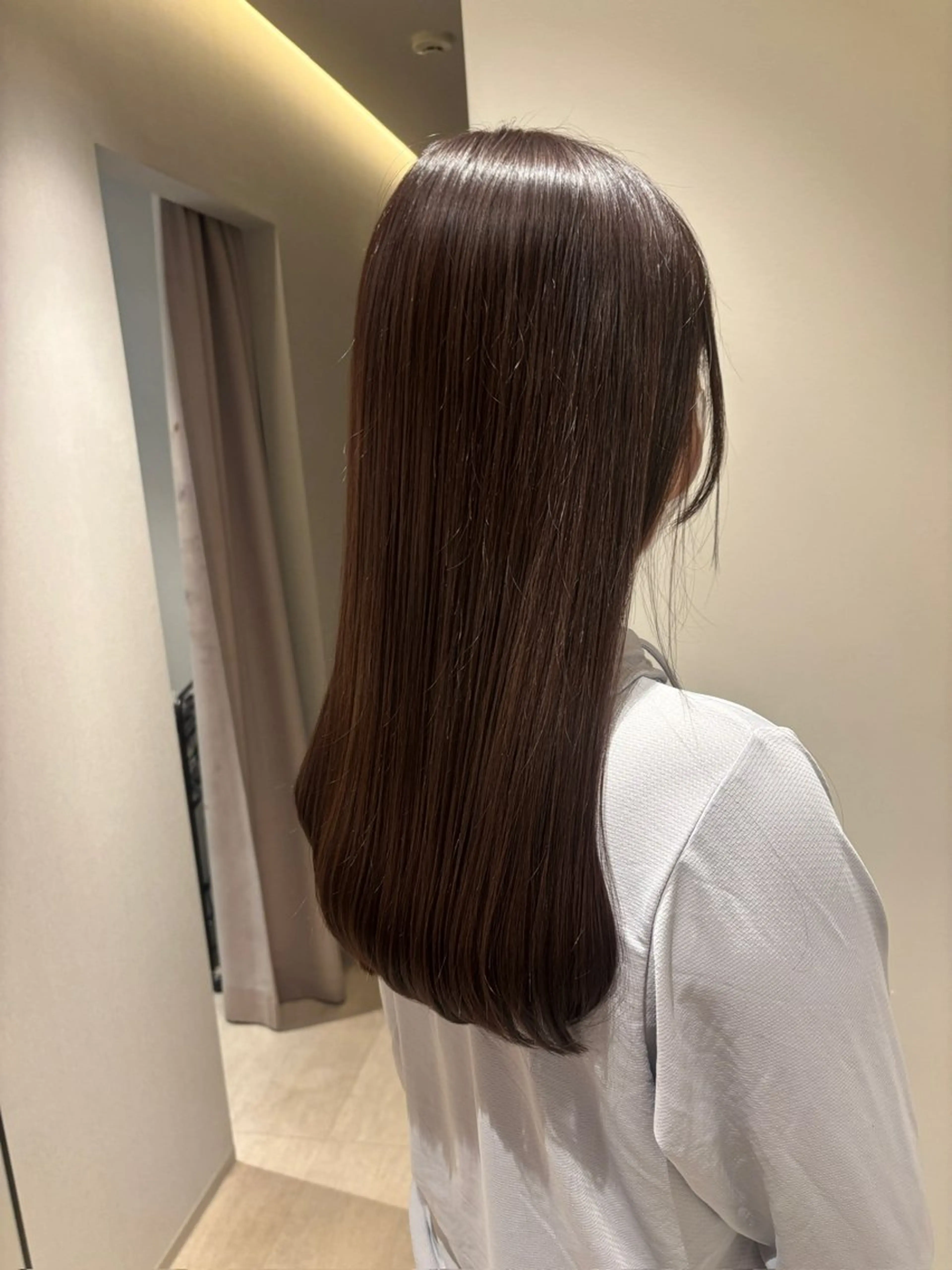 ロング カラー カット ヘアカラー トリートメント 髪質改善カラー ベージュ🤎YUMEのヘアスタイル