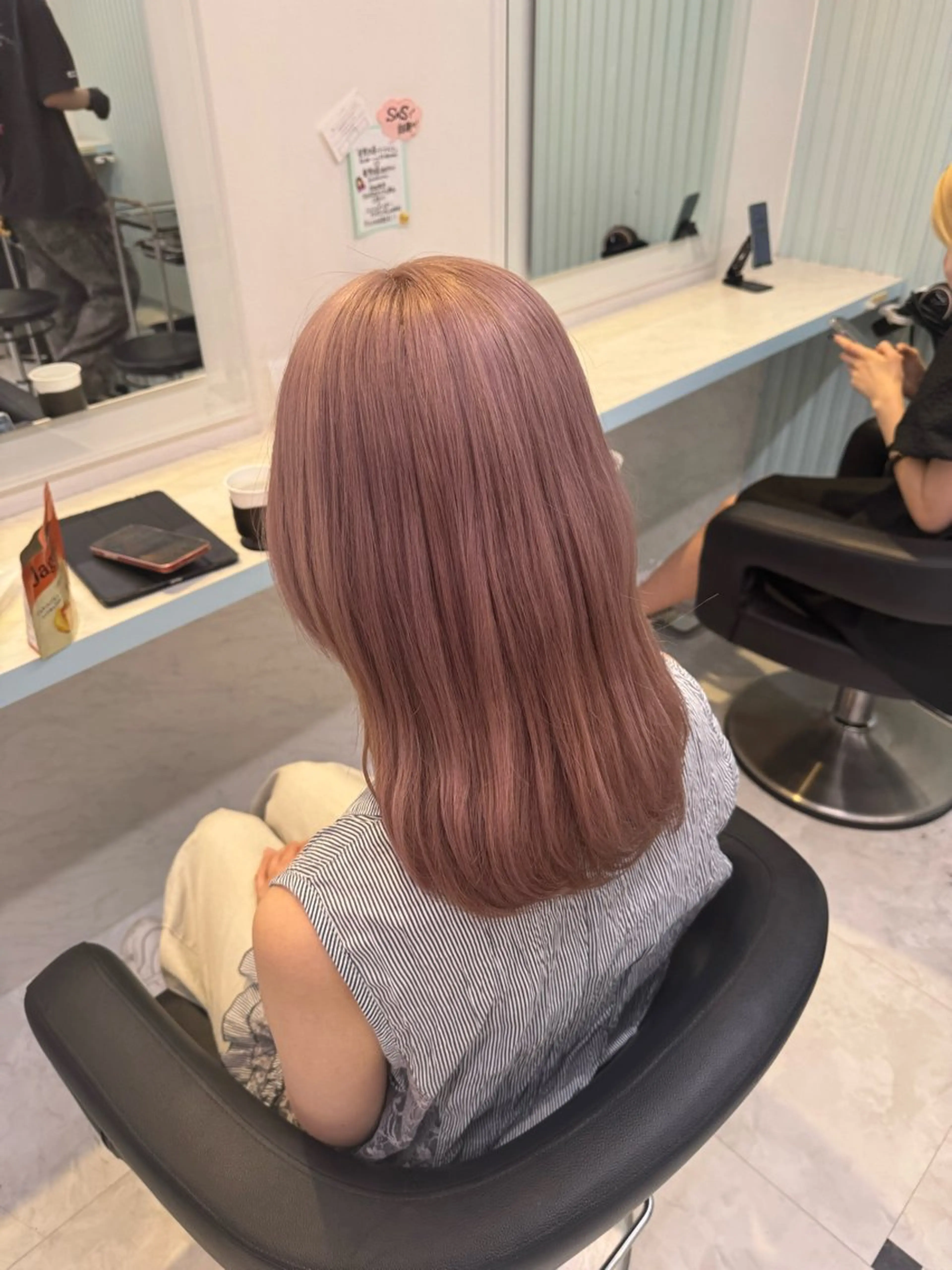 ロング カラー ヘアカラー 🩷モテ髪＆透明感 🩷ミルクティー🩷のヘアスタイル